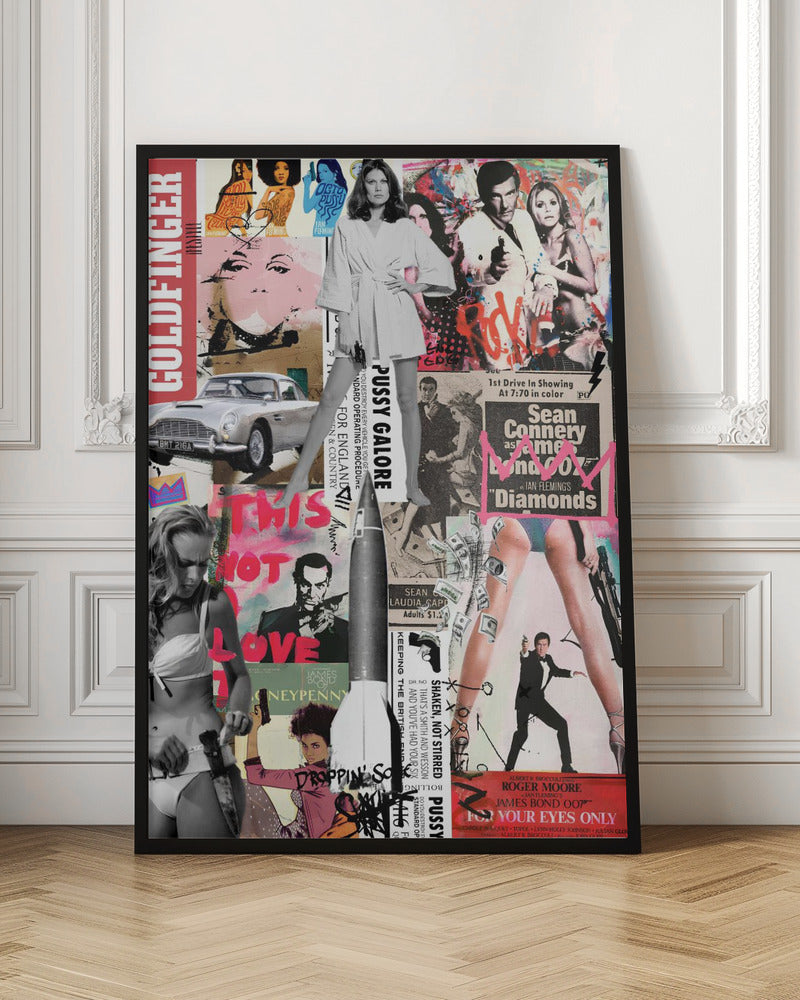 The Name Bond Wall Art by Stefan Bammert-canvas-DECOROLALA
