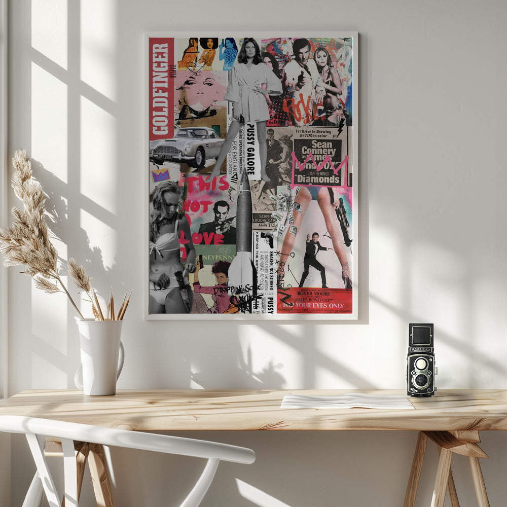 The Name Bond Wall Art by Stefan Bammert-canvas-DECOROLALA