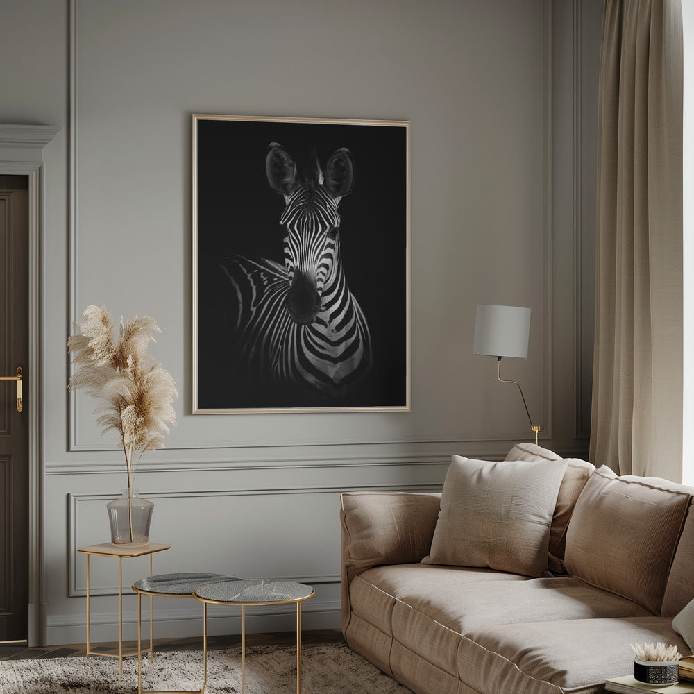 The Zebra Wall Art by WildPhotoArt-canvas-DECOROLALA