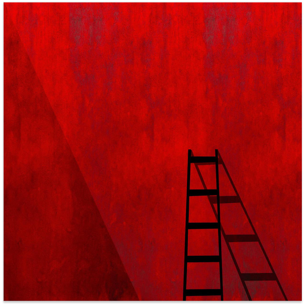 The red wall-canvas-DECOROLALA