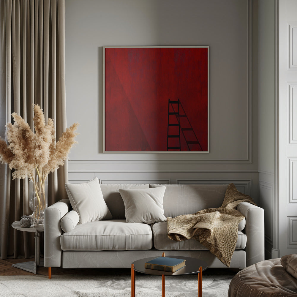 The red wall-canvas-DECOROLALA