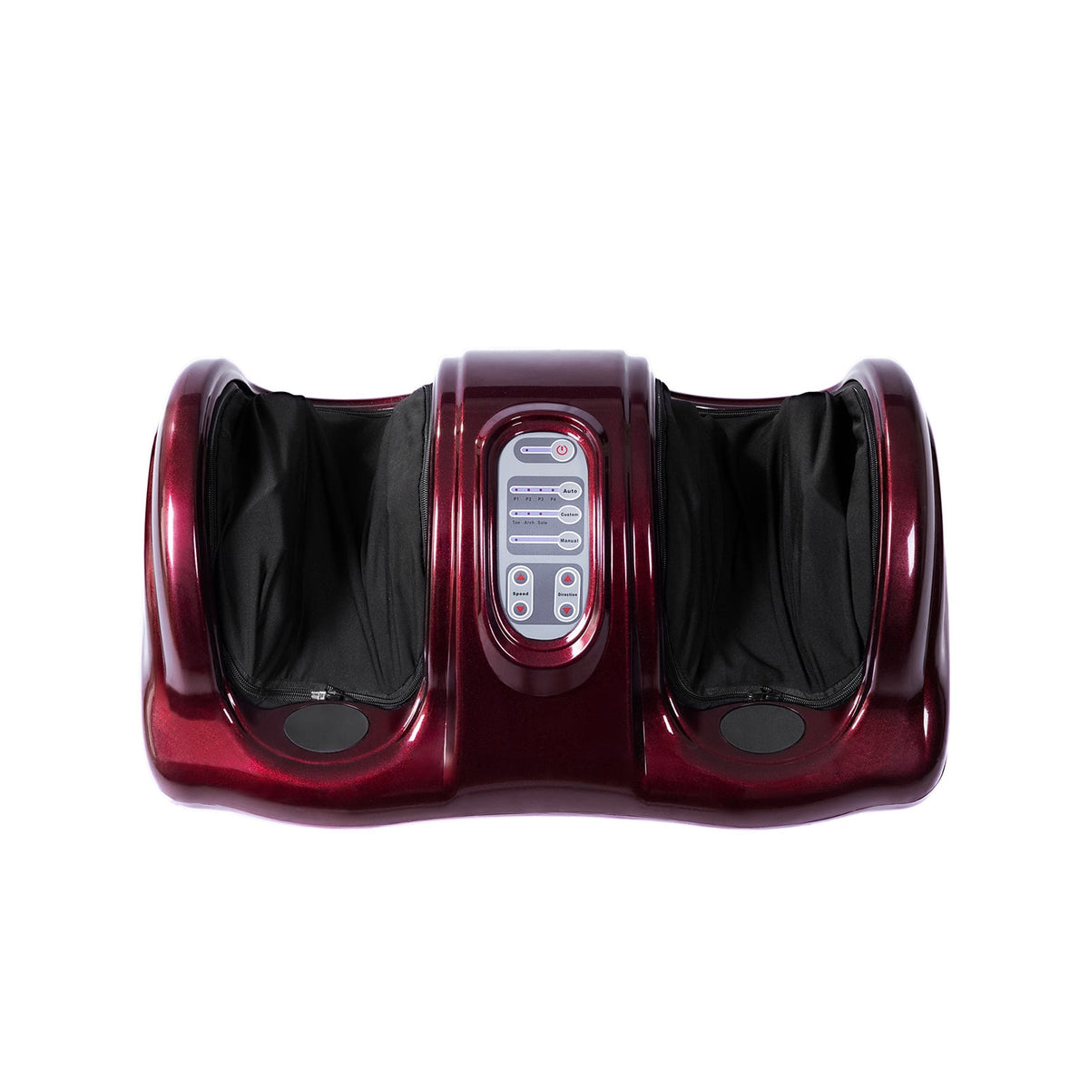 Therapeutic Shiatsu Foot Massager with High Intensity Rollers-Dark Red-Foot Massager-DECOROLALA
