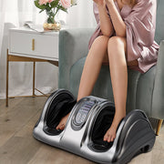 Therapeutic Shiatsu Foot Massager with High Intensity Rollers-Gray-Foot Massager-DECOROLALA
