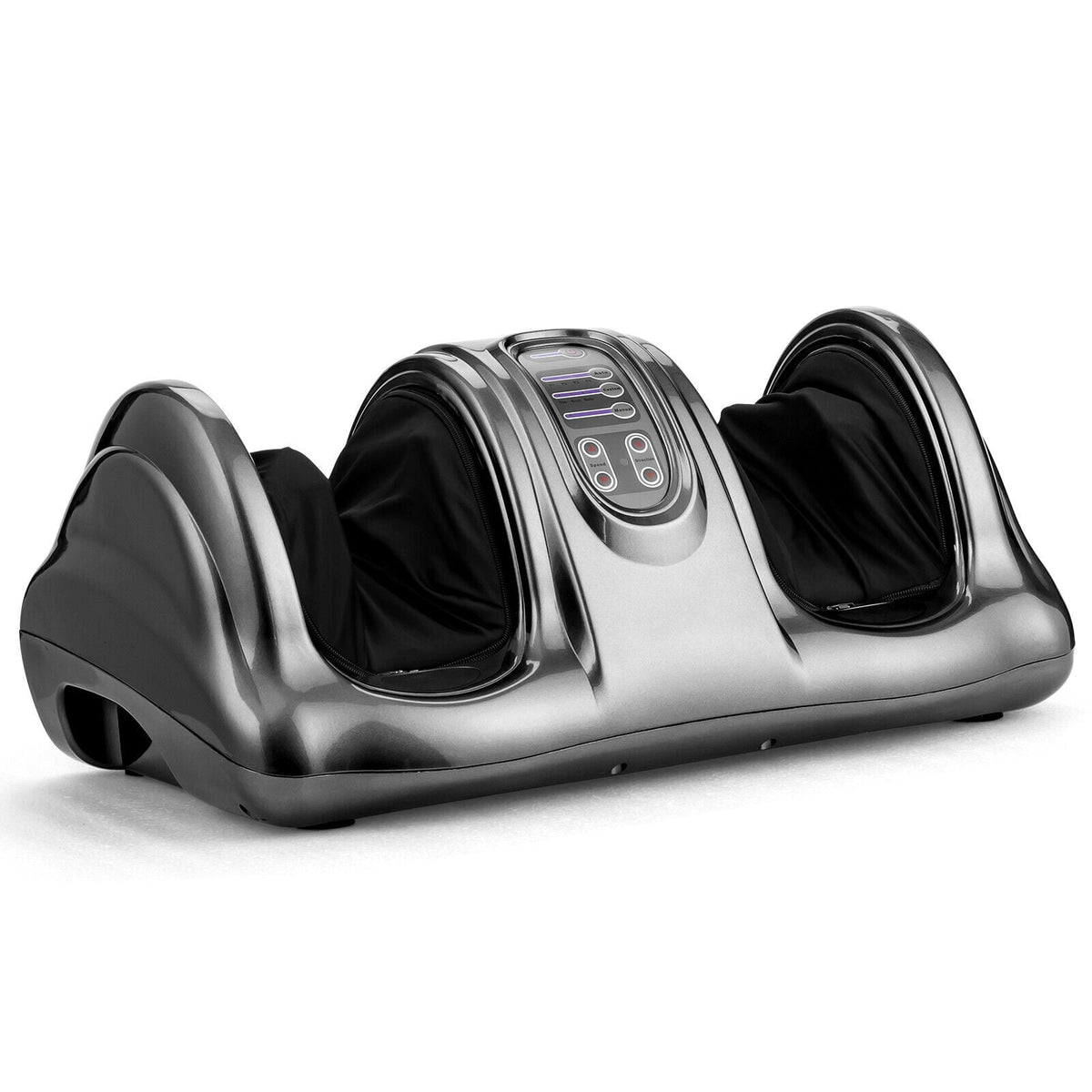 Therapeutic Shiatsu Foot Massager with High Intensity Rollers-Gray-Foot Massager-DECOROLALA