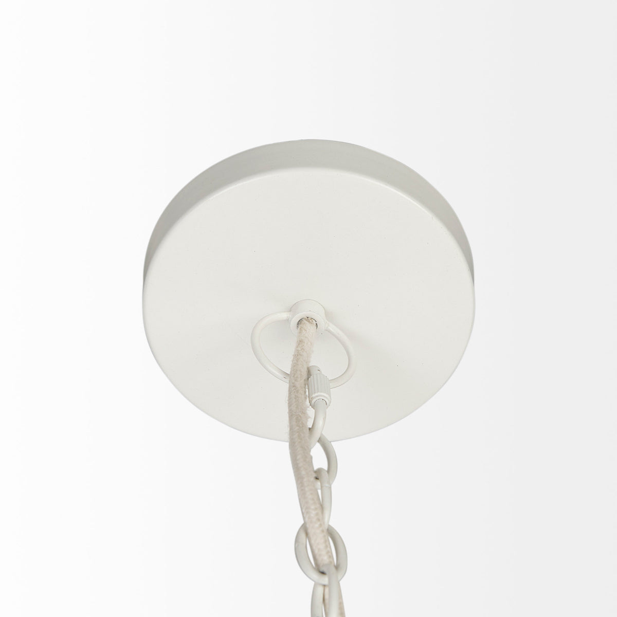 Theta 30.0 L x 30.0 W x 15.0 H White-Washed Beaded Chandelier-Chandeliers-DECOROLALA