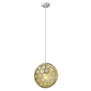 Tholos 1-Light White Pendant-Pendants-Hanging Lights-DECOROLALA