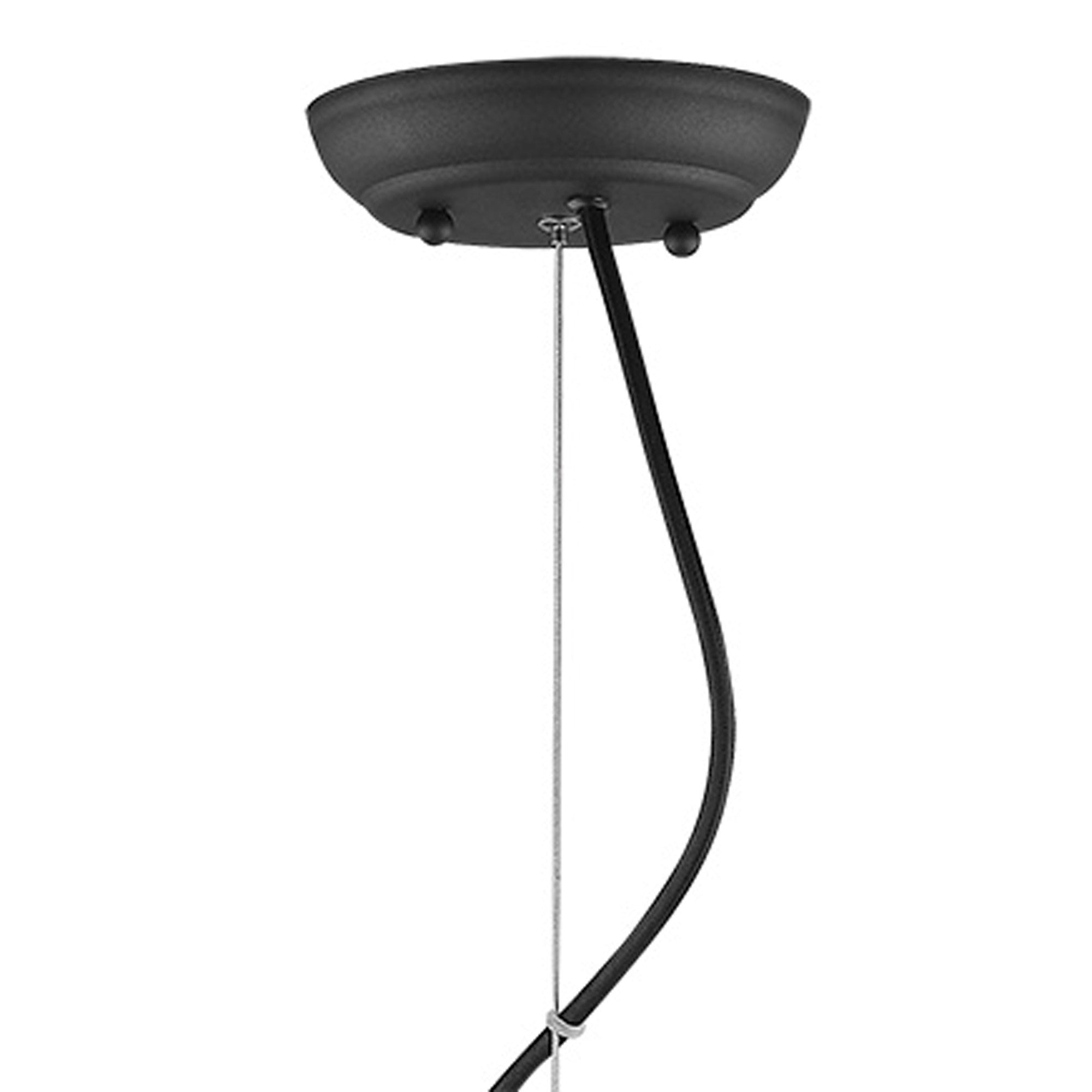 Tholos 4-Light Matte Black Pendant-Pendants-Hanging Lights-DECOROLALA