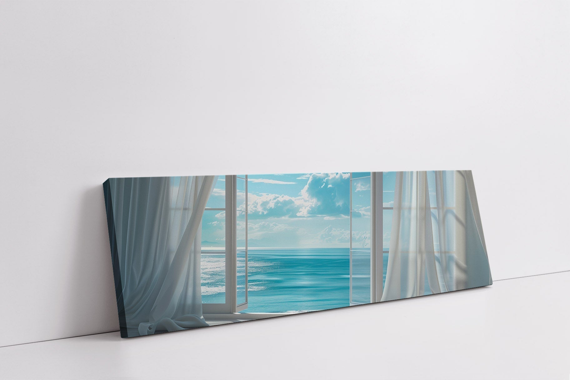 Through the Window 72x24 Canvas-Print-DECOROLALA