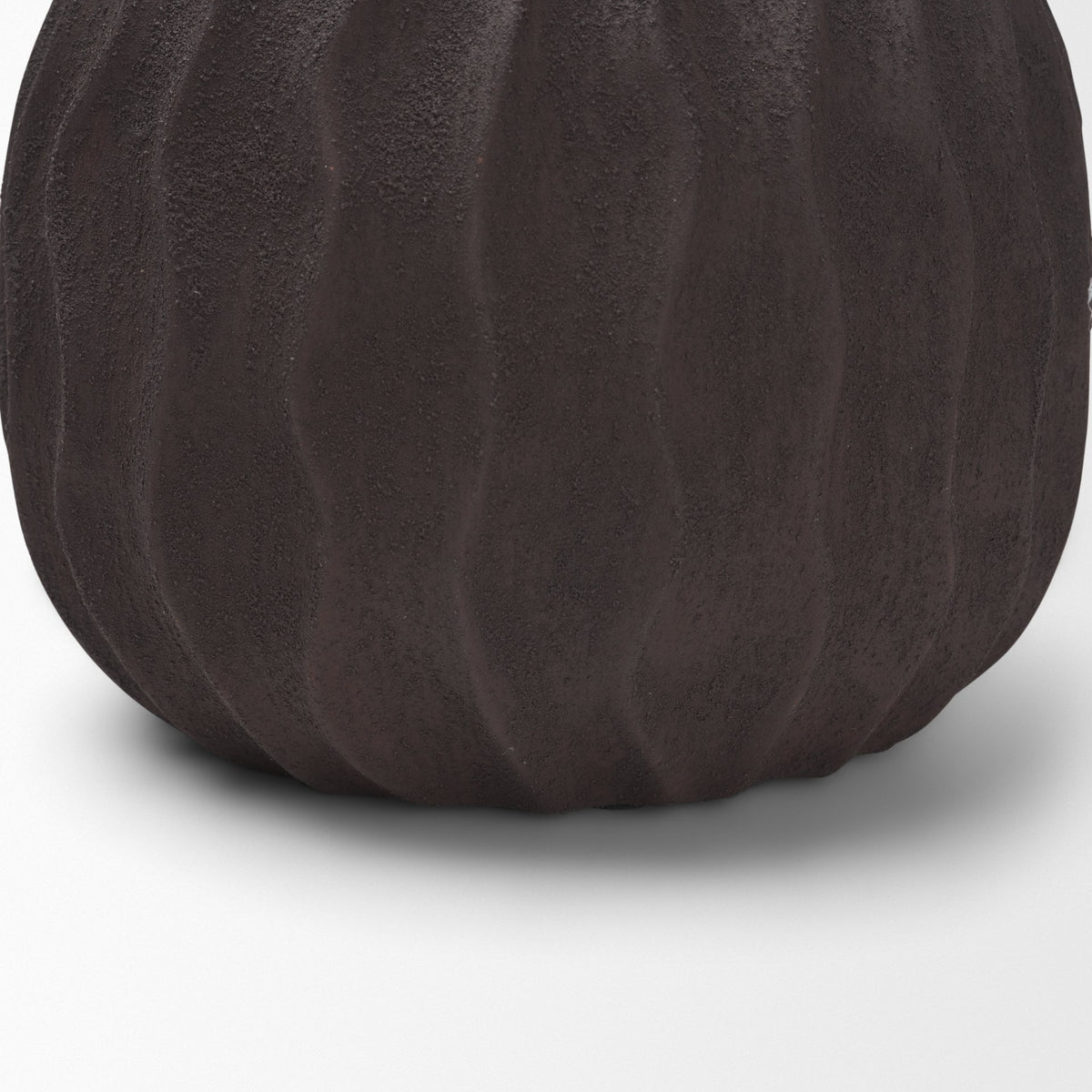 Tidal Medium Ceramic Rippled Decorative Vase-Vase-DECOROLALA