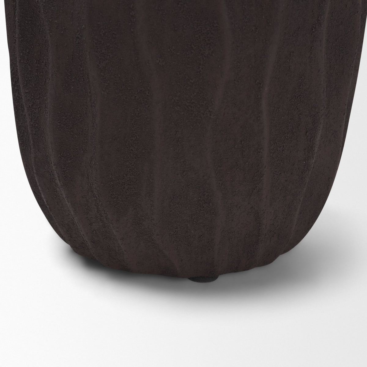 Tidal Tall Ceramic Rippled Decorative Vase-Vase-DECOROLALA