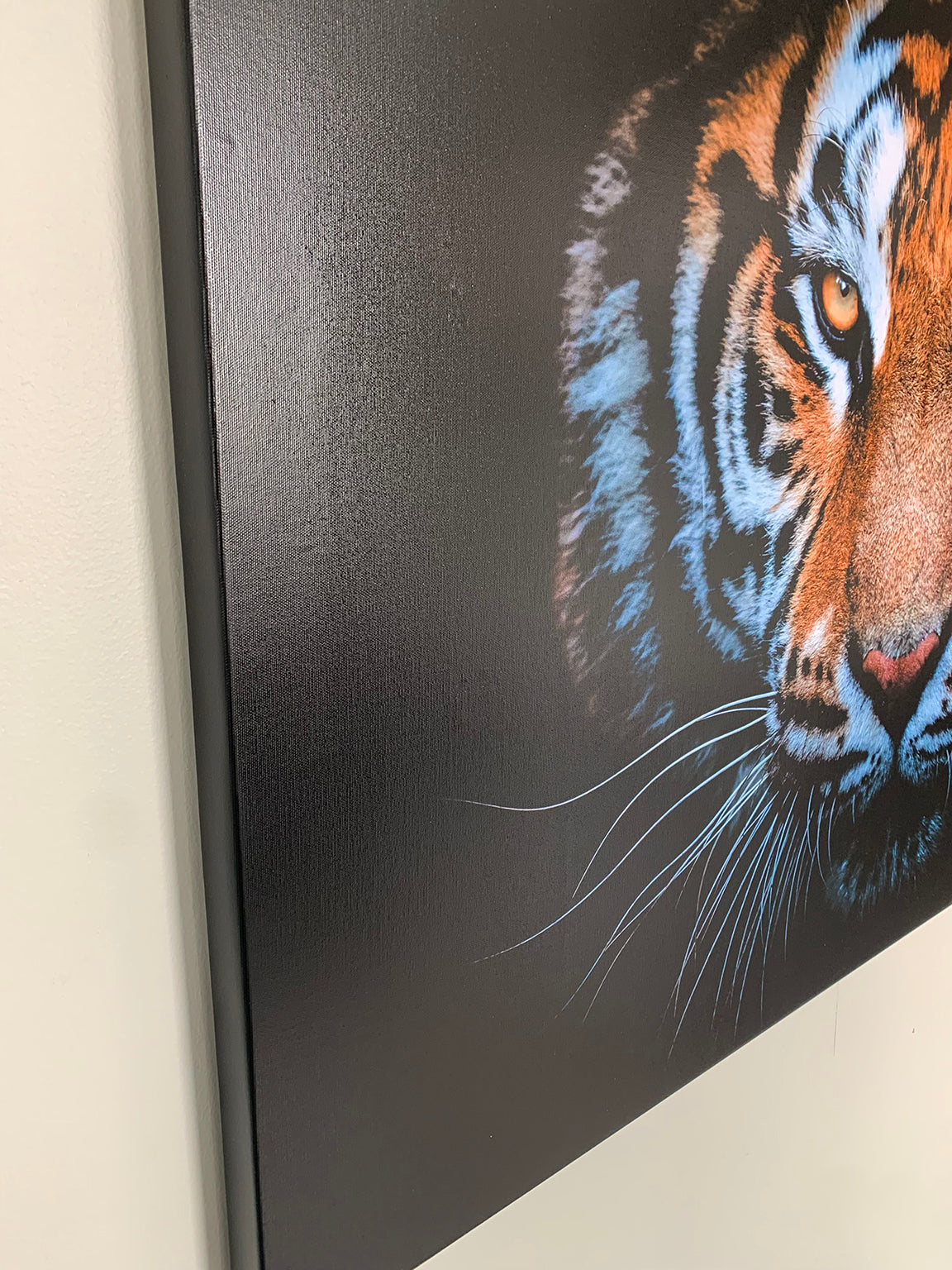 Tiger Head Wildlife Canvas Art 48x36-Wall Art-DECOROLALA