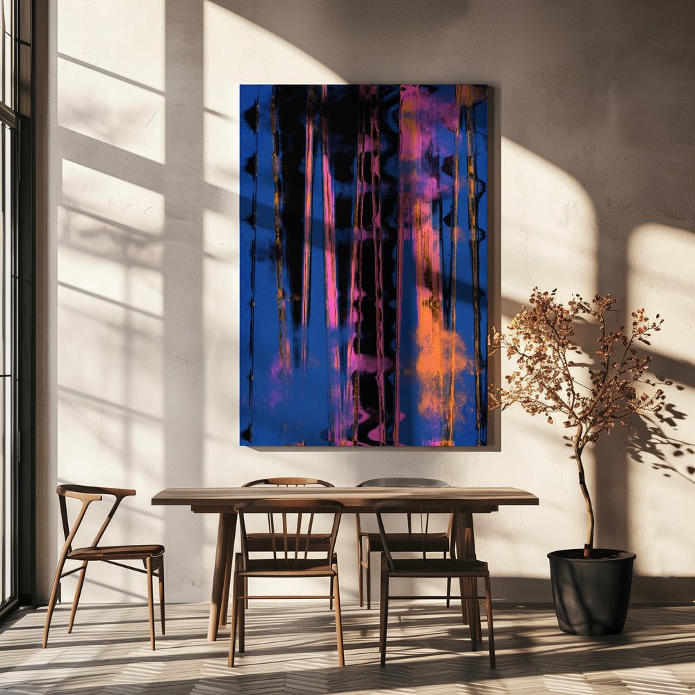 Time Machine (Blue)-canvas-DECOROLALA