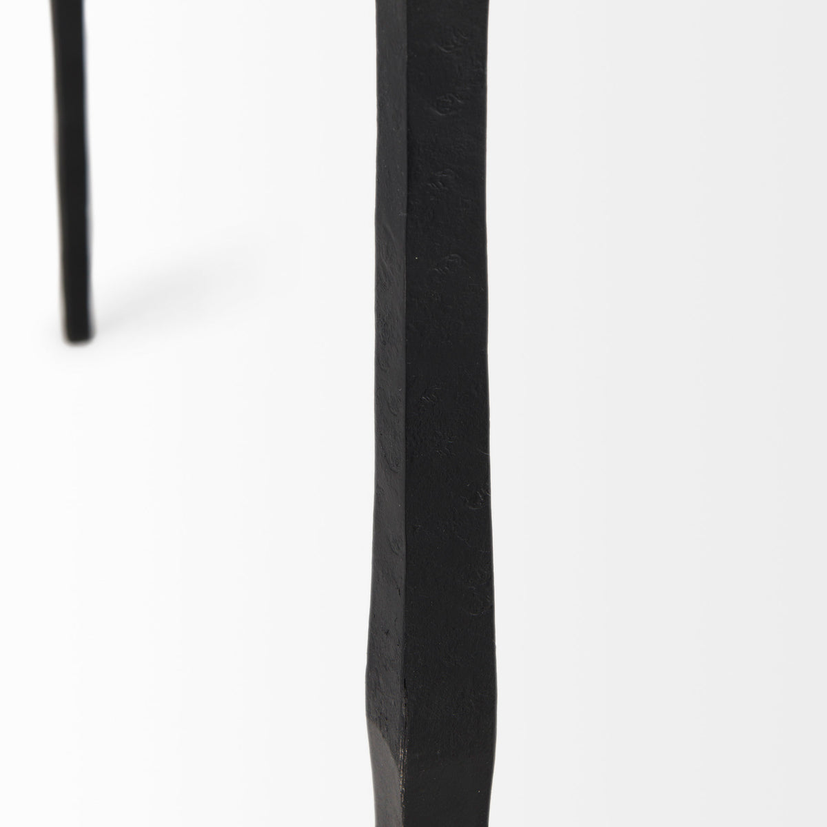 Timothy 48.0 X 8.0 X 30.0 Ebony Black Iron Console Table-Console Tables-DECOROLALA