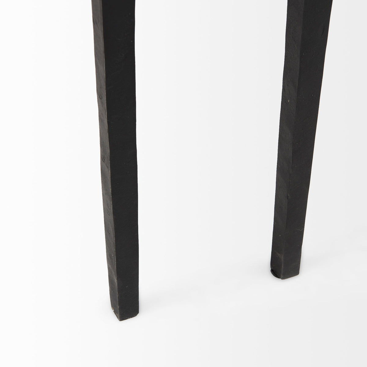 Timothy 48.0 X 8.0 X 30.0 Ebony Black Iron Console Table-Console Tables-DECOROLALA