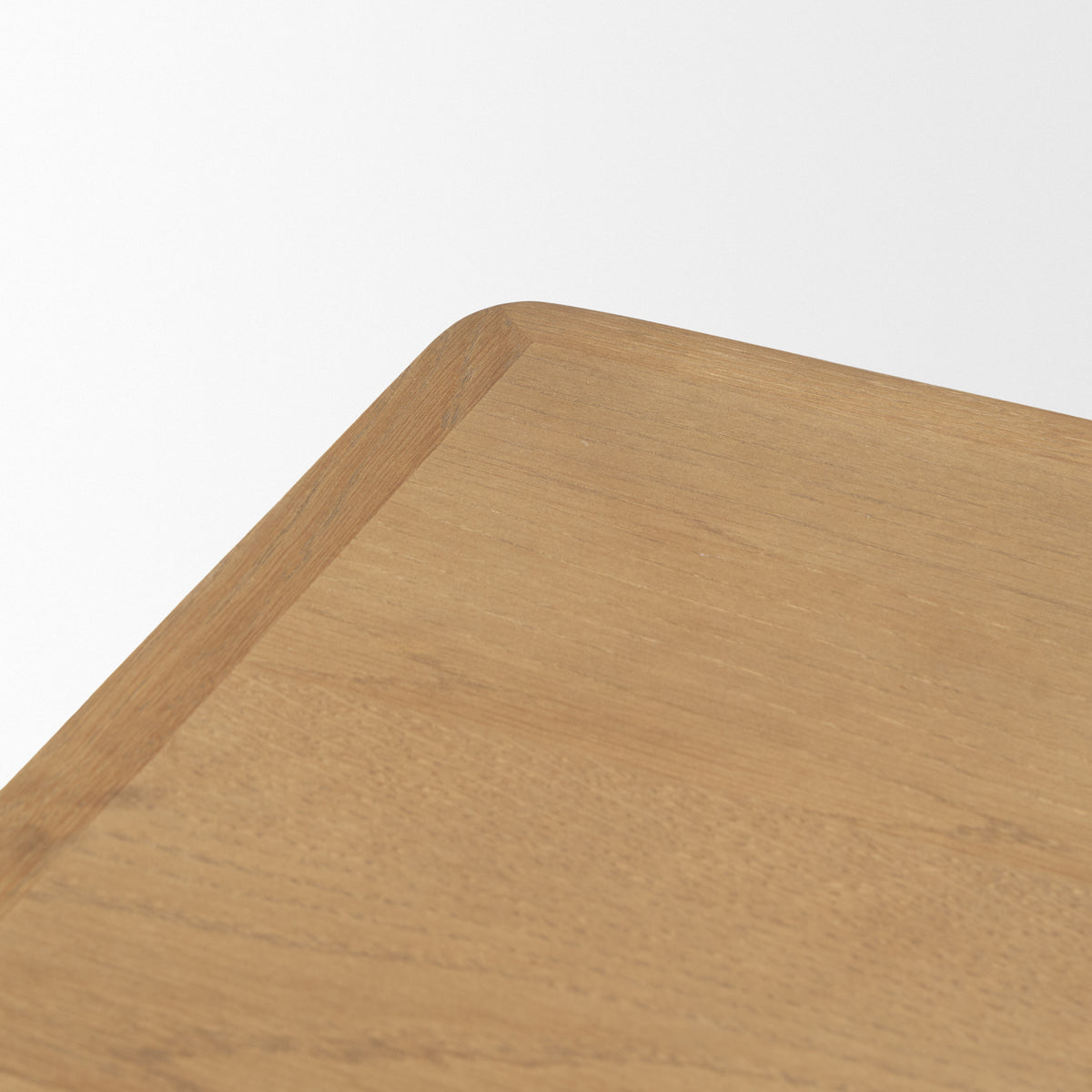 Tino Light Brown Oak Wood w/ 4 Drawers Desk-Office-DECOROLALA