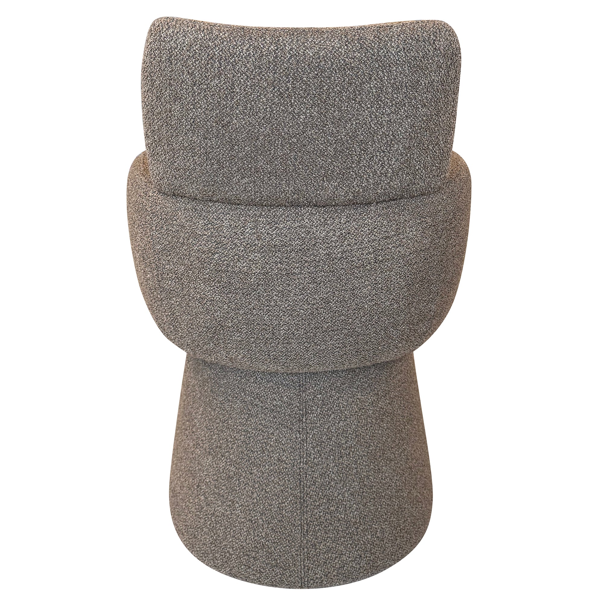 Titani Upholstered Dining Chair - Brown Modern Fabric-DECOROLALA