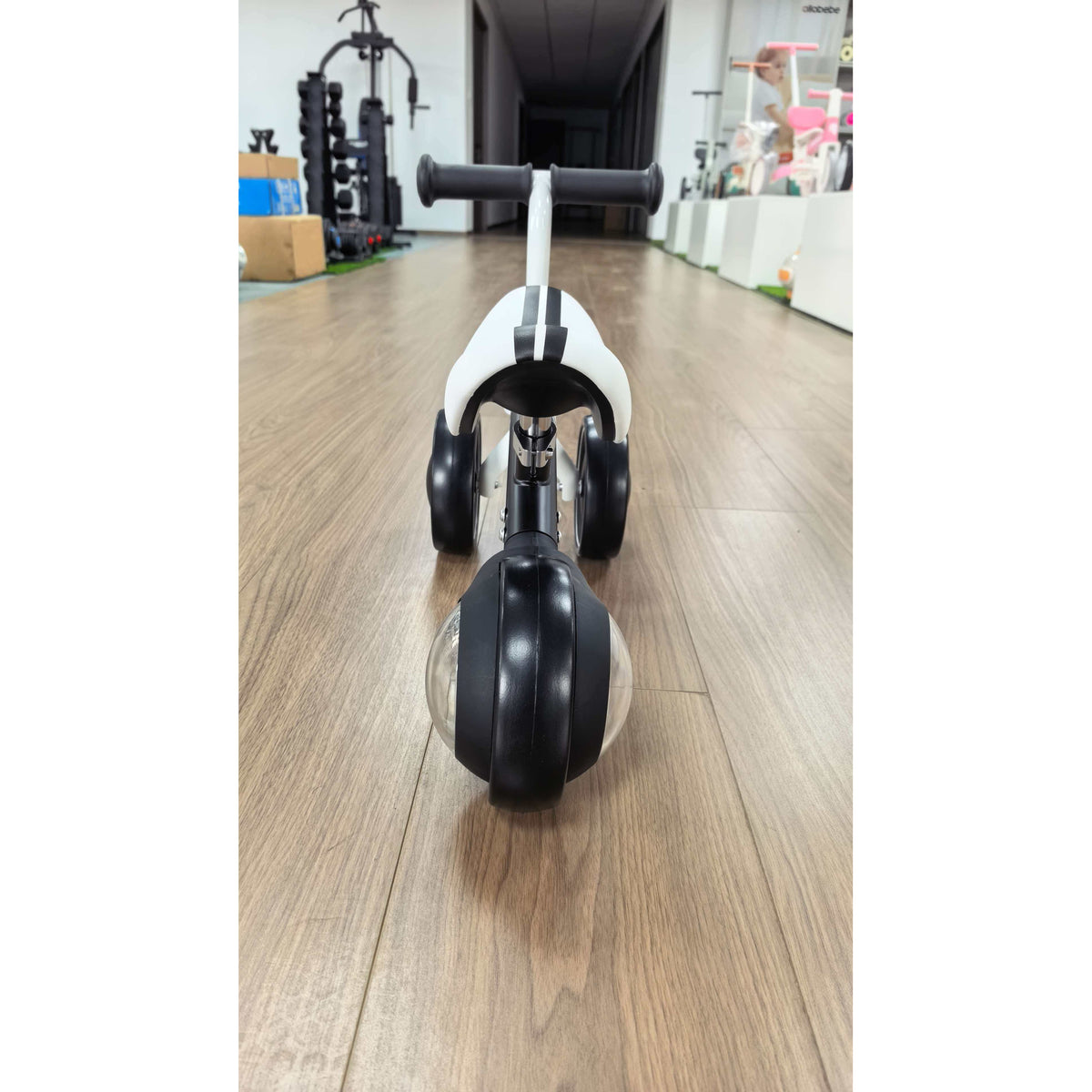 Balance Bike, Baby Bike with 135Â° Steering Limit & Lighting Rear Wheels for Toddlers 12-24 Months, Black-Toys & Games > Baby & Toddler Toys > Riding & Rocking Toys-DECOROLALA