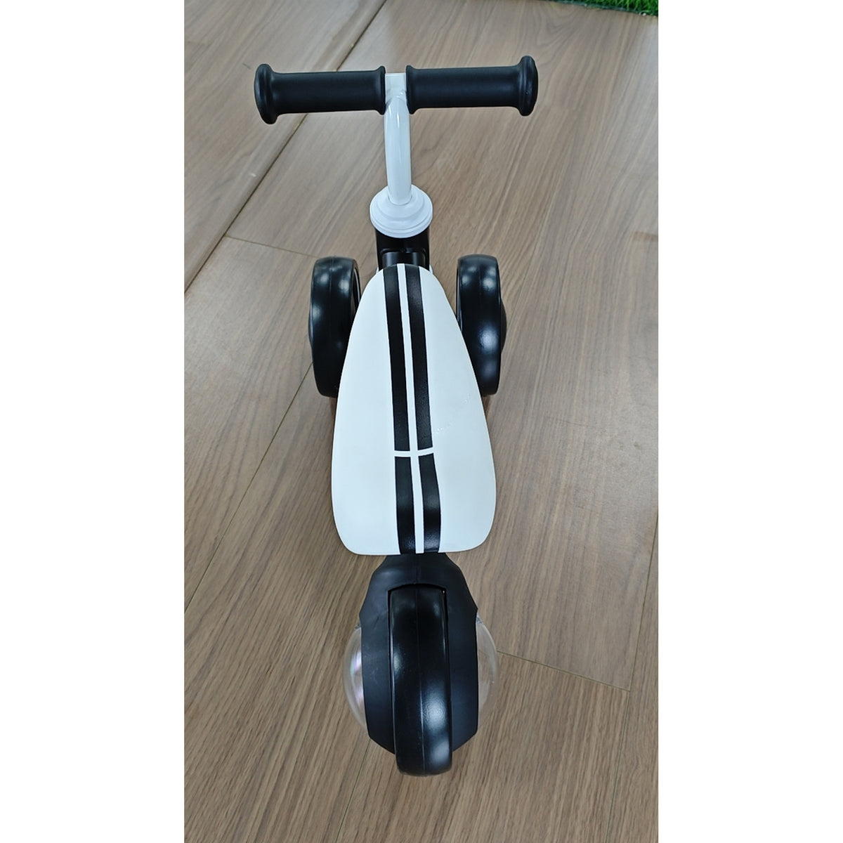 Balance Bike, Baby Bike with 135Â° Steering Limit & Lighting Rear Wheels for Toddlers 12-24 Months, Black-Toys & Games > Baby & Toddler Toys > Riding & Rocking Toys-DECOROLALA
