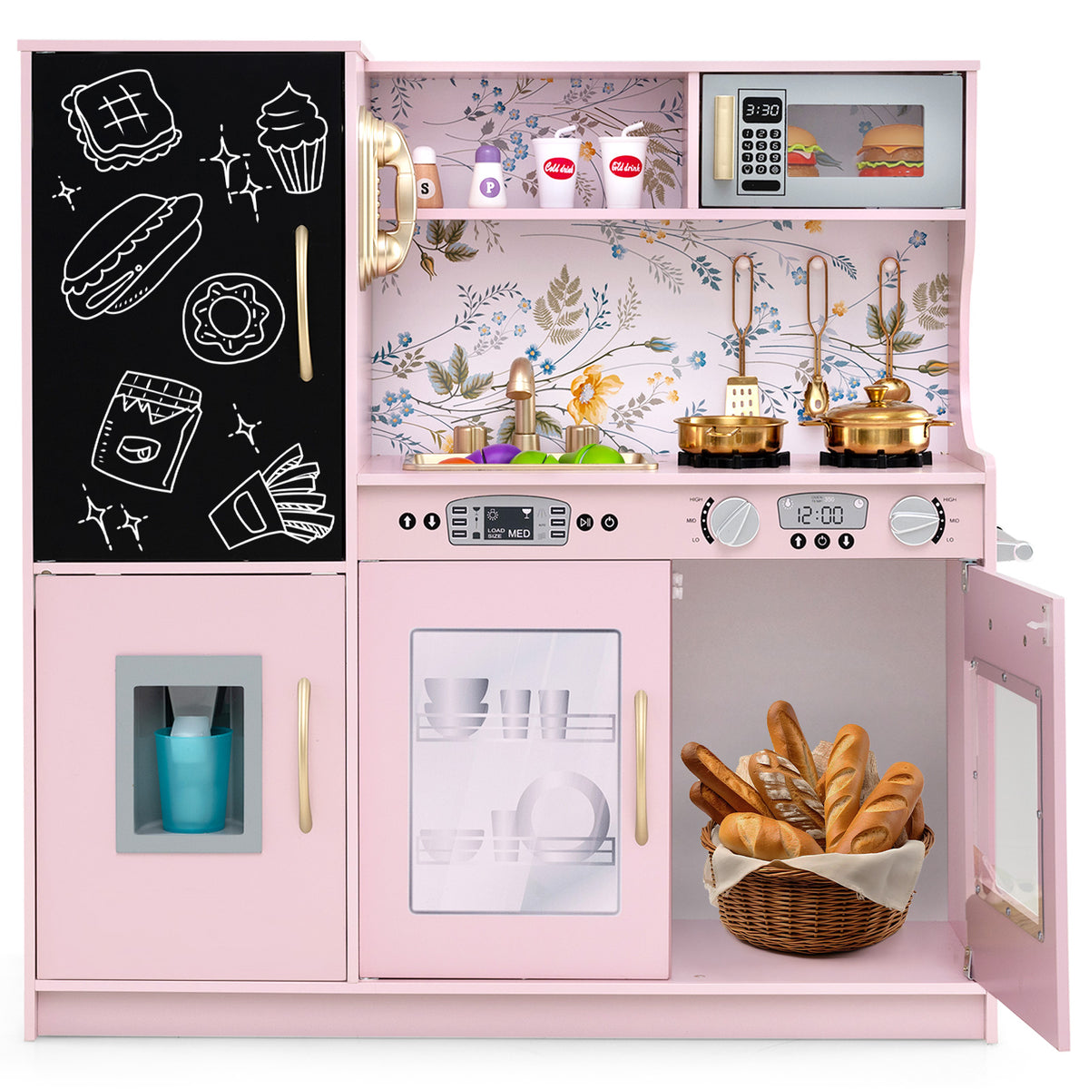Toddler Pretend Play Kitchen for Boys and Girls 3-6 Years Old