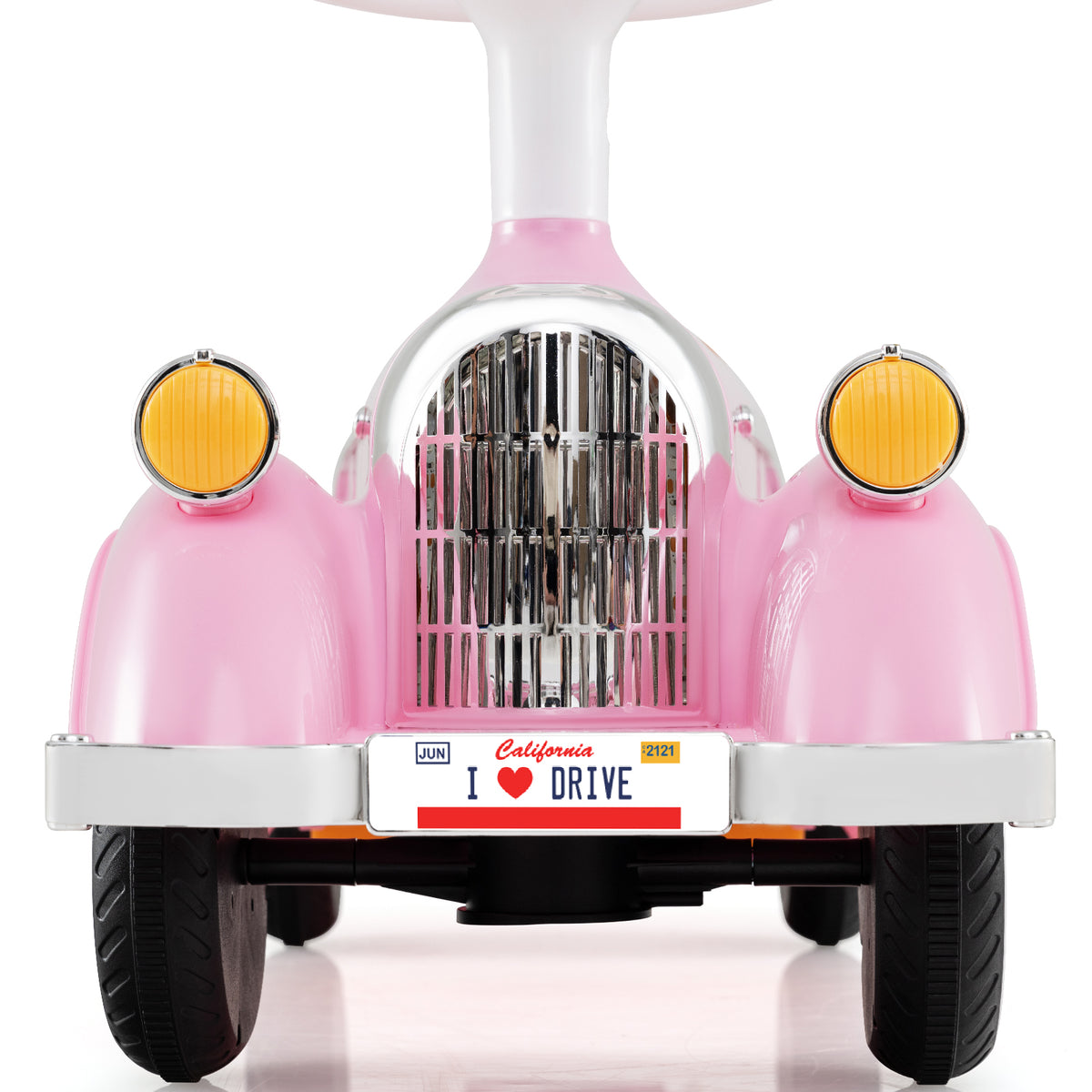 Toddler Ride-On Sliding Car with LED Headlights and Horn