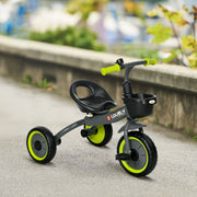 Tricycle for Toddler 2-5 Year Old Girls and Boys, Toddler Trike with Adjustable Seat, Basket, Bell-Toys & Games > Baby & Toddler Toys > Riding & Rocking Toys > Tricycles for Kids-DECOROLALA