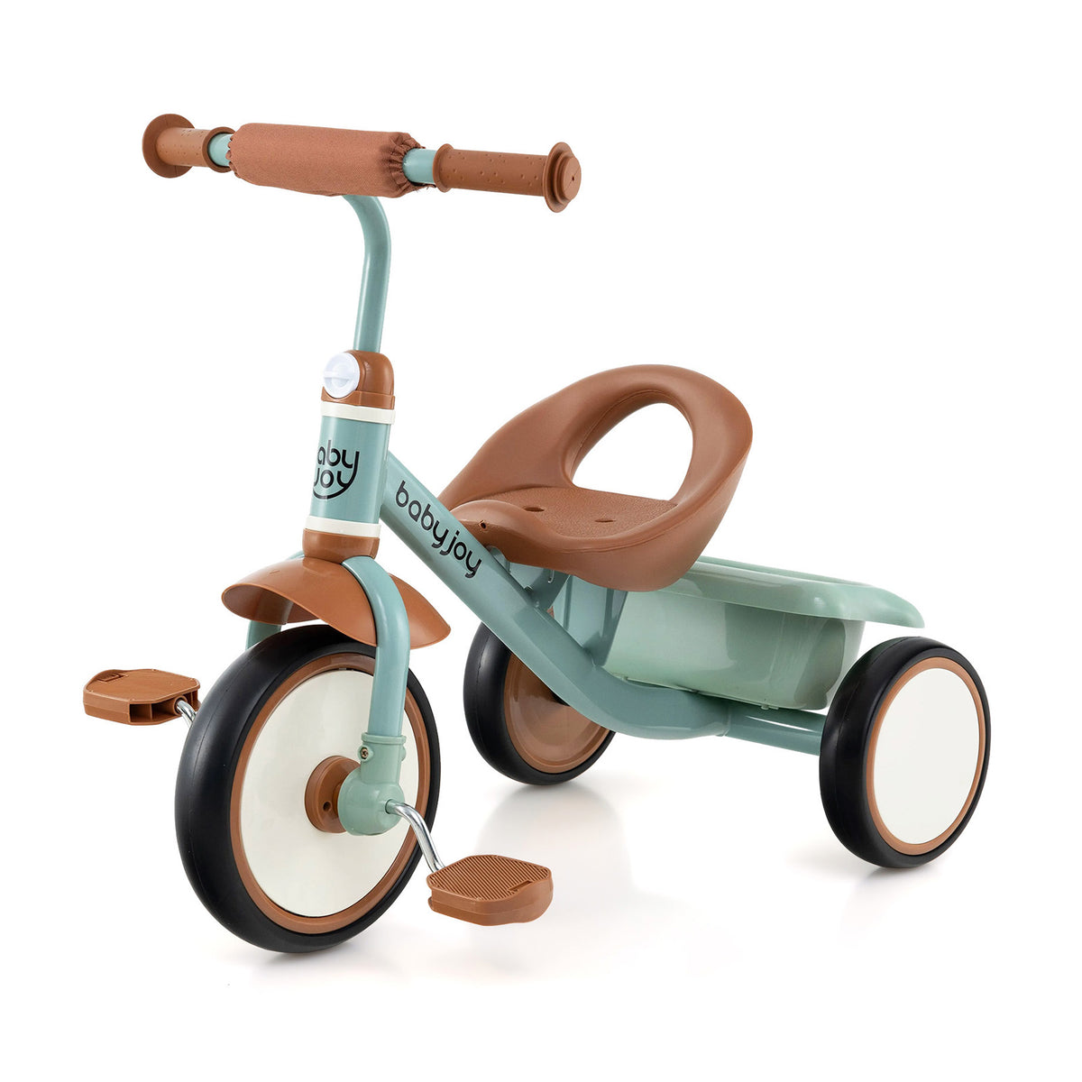Tricycle pour tout-petit avec siège réglable et panier, pour enfants de 3 à 5 ans