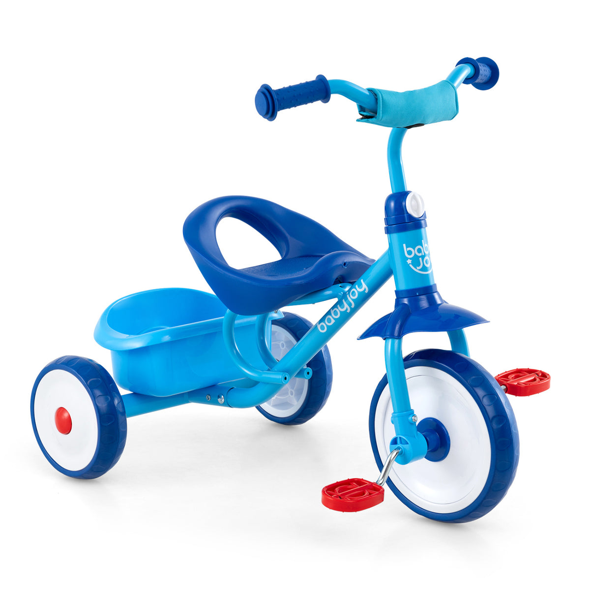 Toddler Tricycle for Boys and Girls 2-5 Years Old with Removable Rear Storage Basket