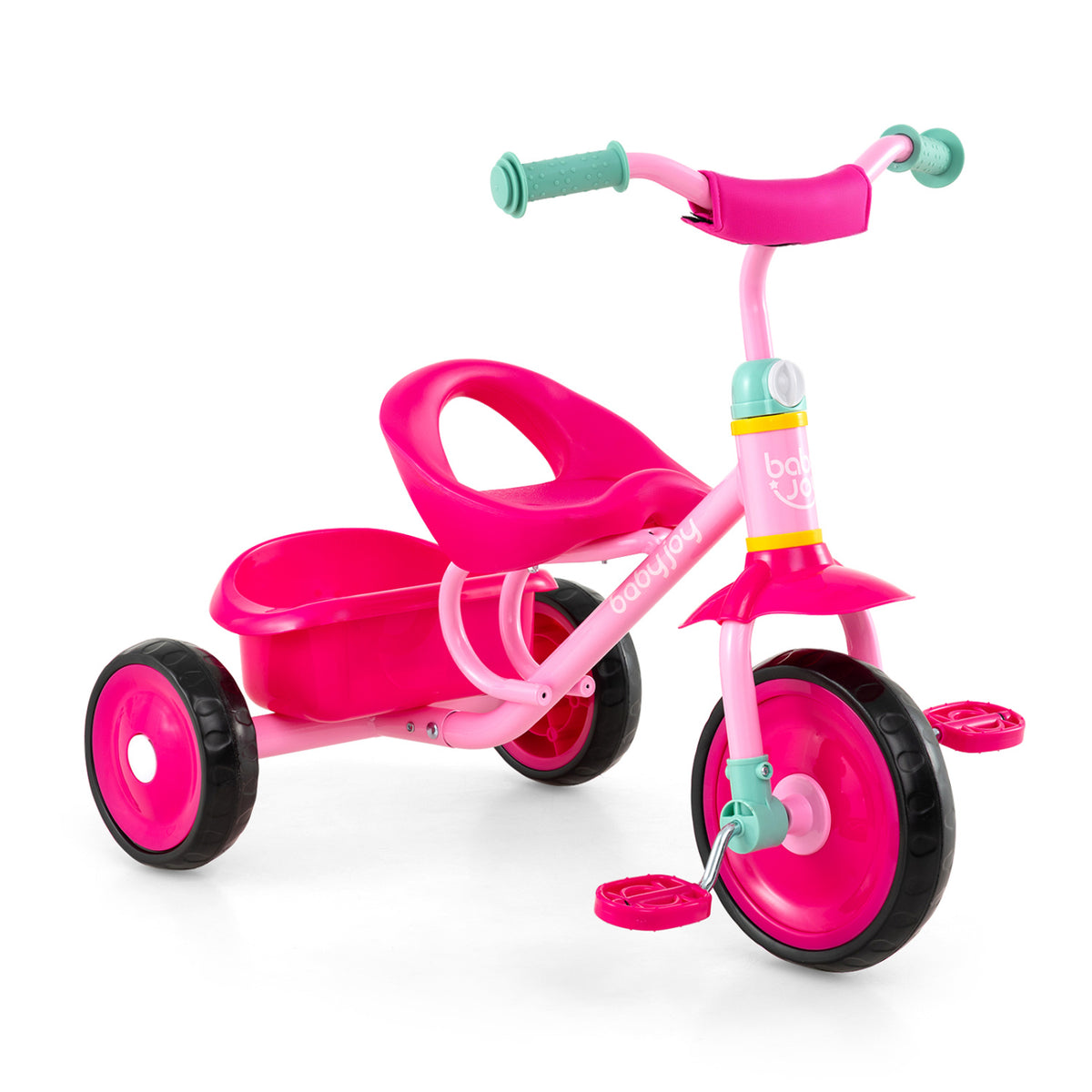 Toddler Tricycle for Boys and Girls 2-5 Years Old with Removable Rear Storage Basket