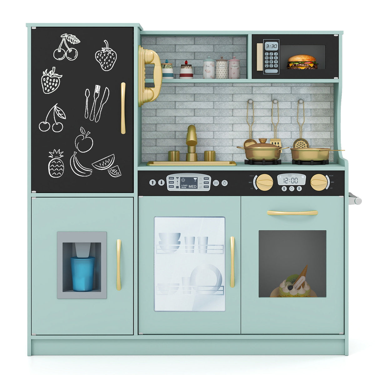 Toddler Pretend Play Kitchen for Boys and Girls 3-6 Years Old