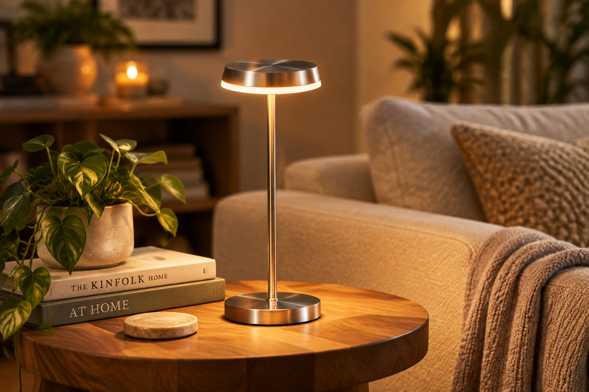Tommy 2600-22 Cordless LED Table Lamp-Lighting-DECOROLALA