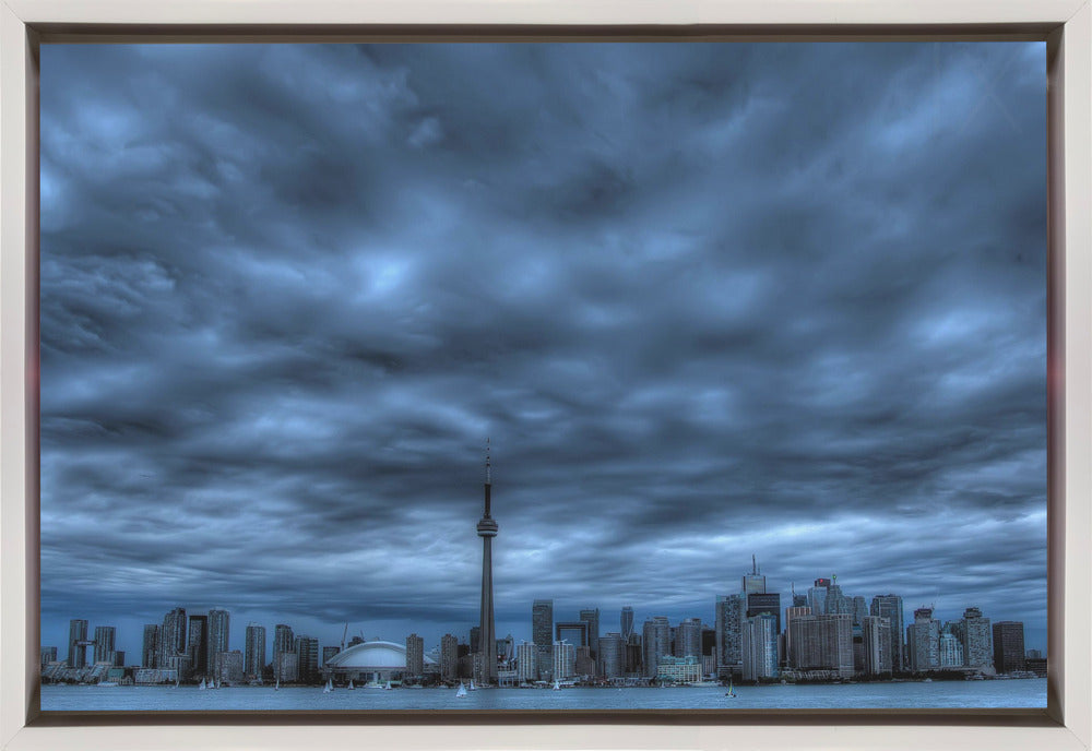 Toronto Blue Wall Art Print by Max Witjes-canvas-DECOROLALA