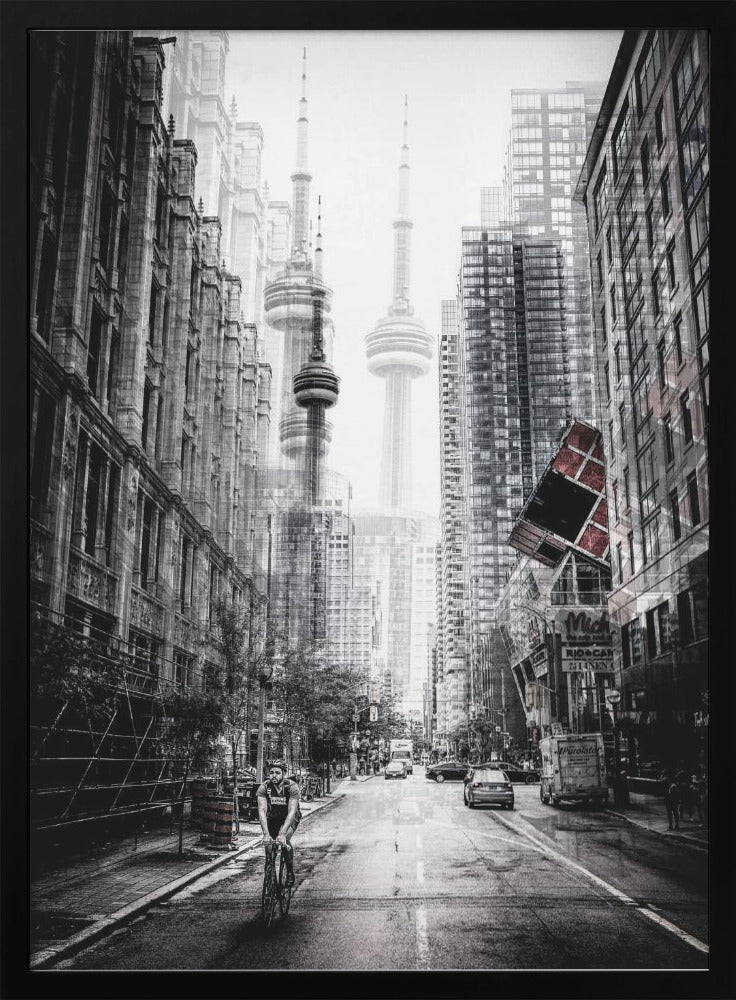 Toronto Streets Canvas Print by Carmine Chiriac-canvas-DECOROLALA