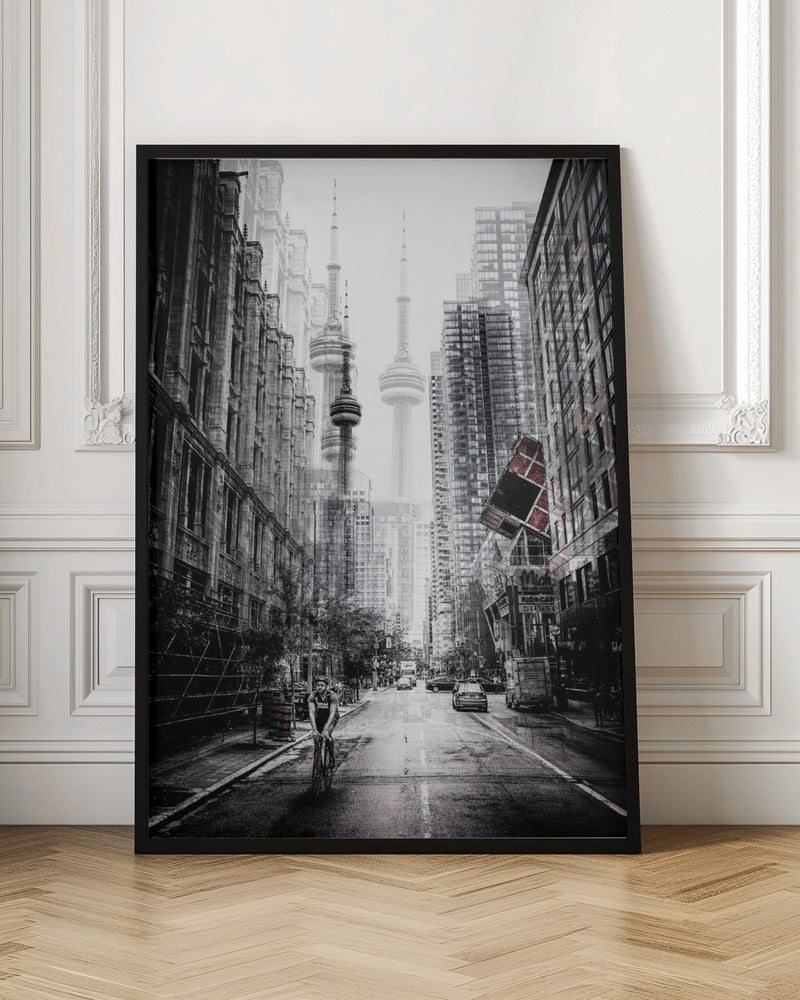 Toronto Streets Canvas Print by Carmine Chiriac-canvas-DECOROLALA