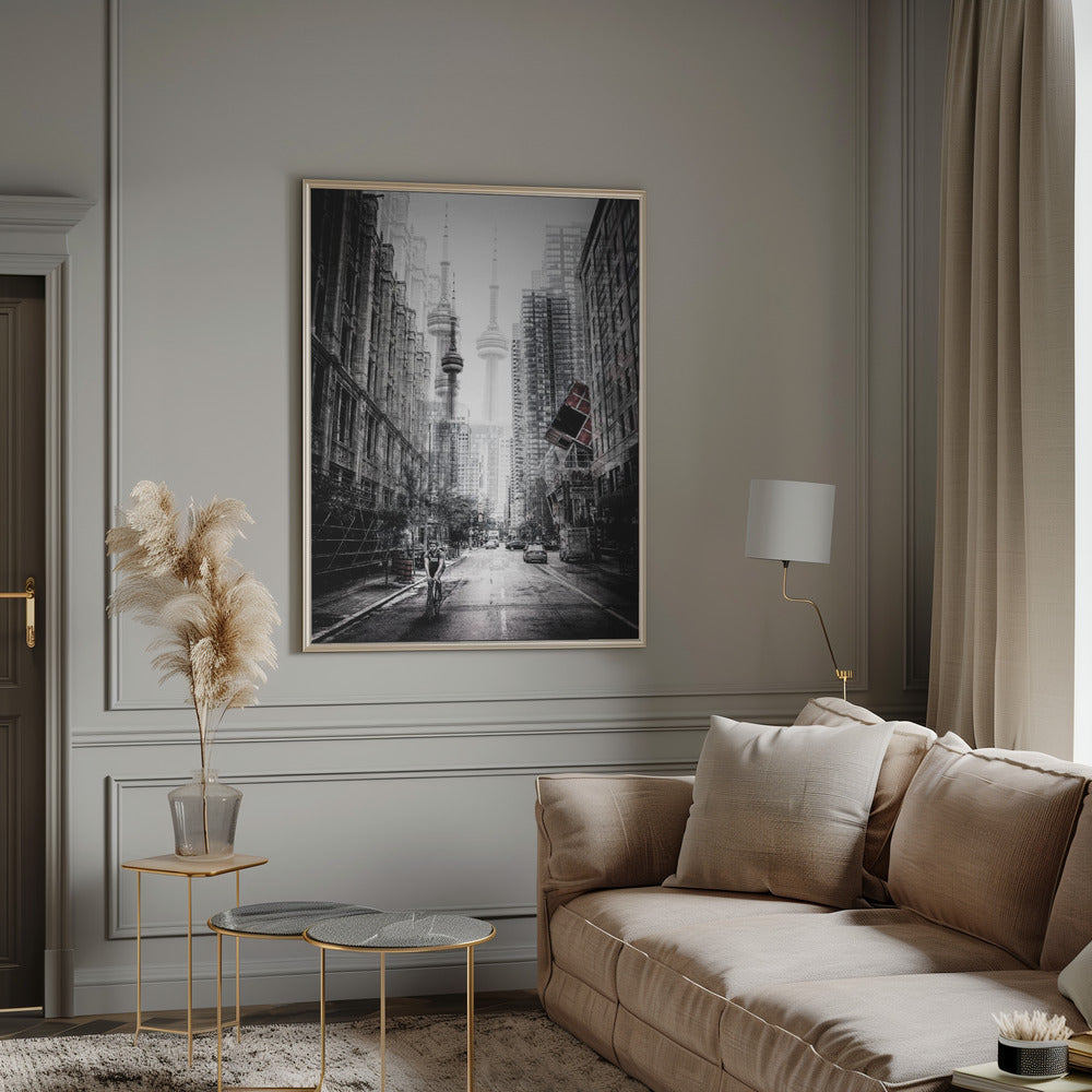 Toronto Streets Canvas Print by Carmine Chiriac-canvas-DECOROLALA