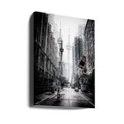 Toronto Streets Canvas Print by Carmine Chiriac-canvas-DECOROLALA