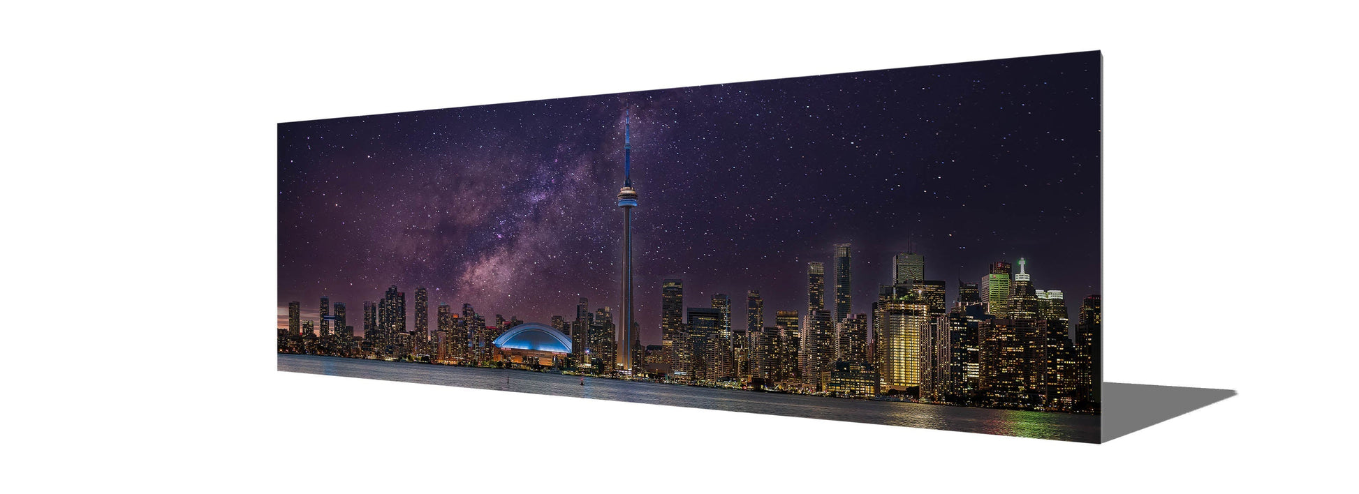 Toronto and Starry Sky Wall Canvas 108" X 36"-Wall Art-DECOROLALA