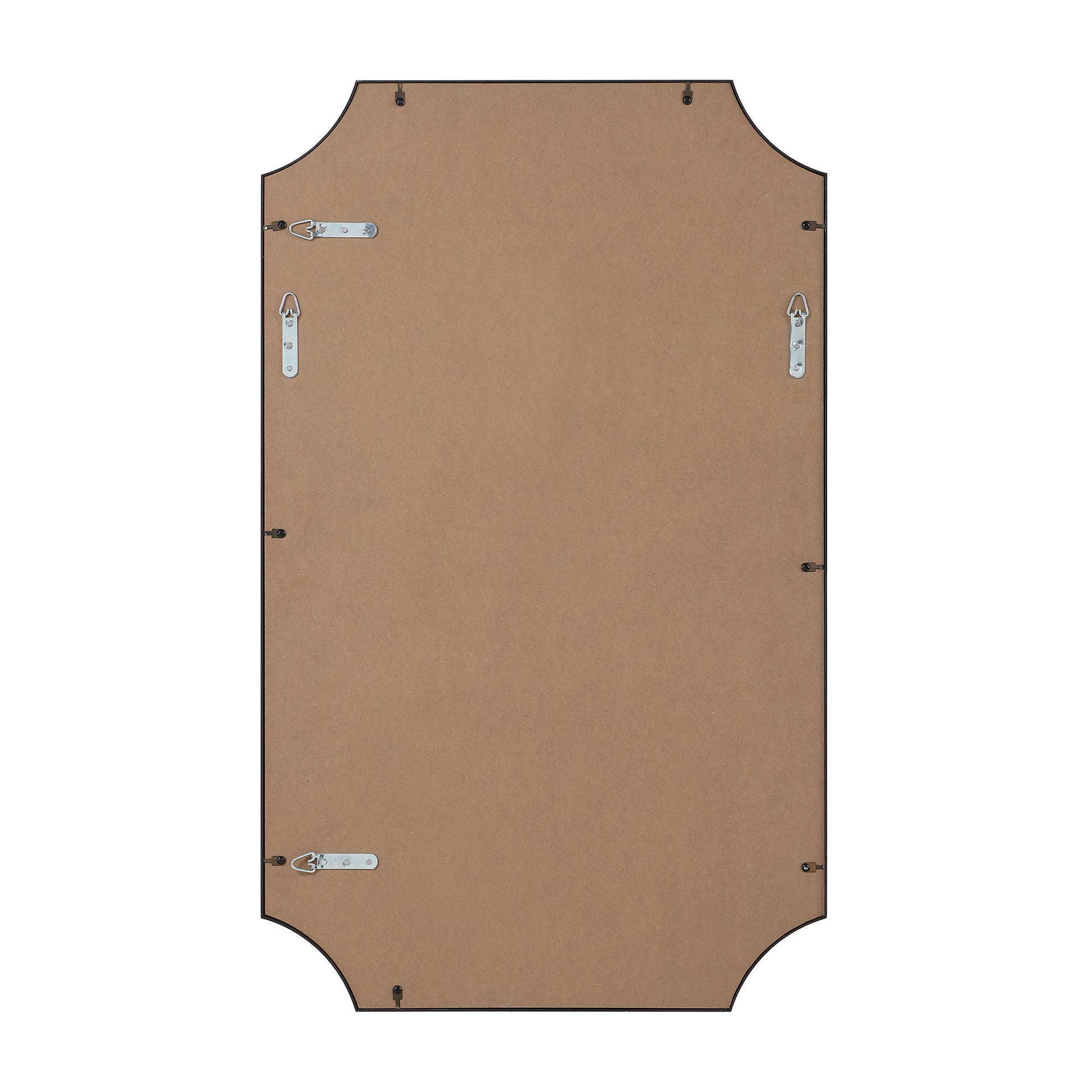 Torre 40" H x 24" W Wall Mirror, Brown-Mirror-DECOROLALA