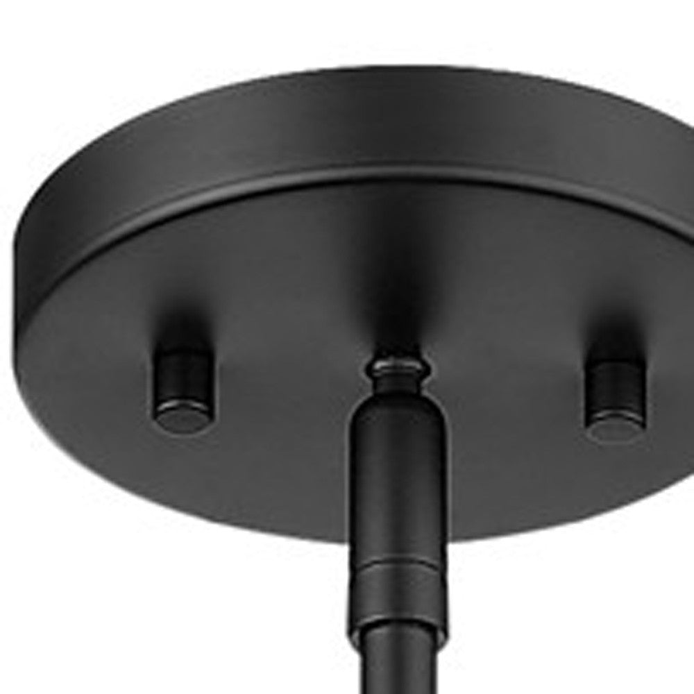 Torrel 1-Light Matte Black Pendant-Pendants-Hanging Lights-DECOROLALA