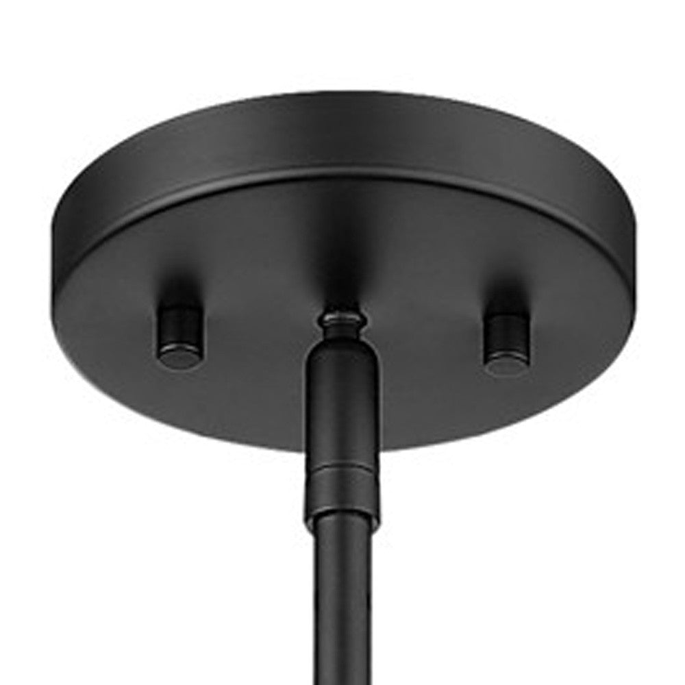 Torrel 1-Light Matte Black Pendant-Pendants-Hanging Lights-DECOROLALA