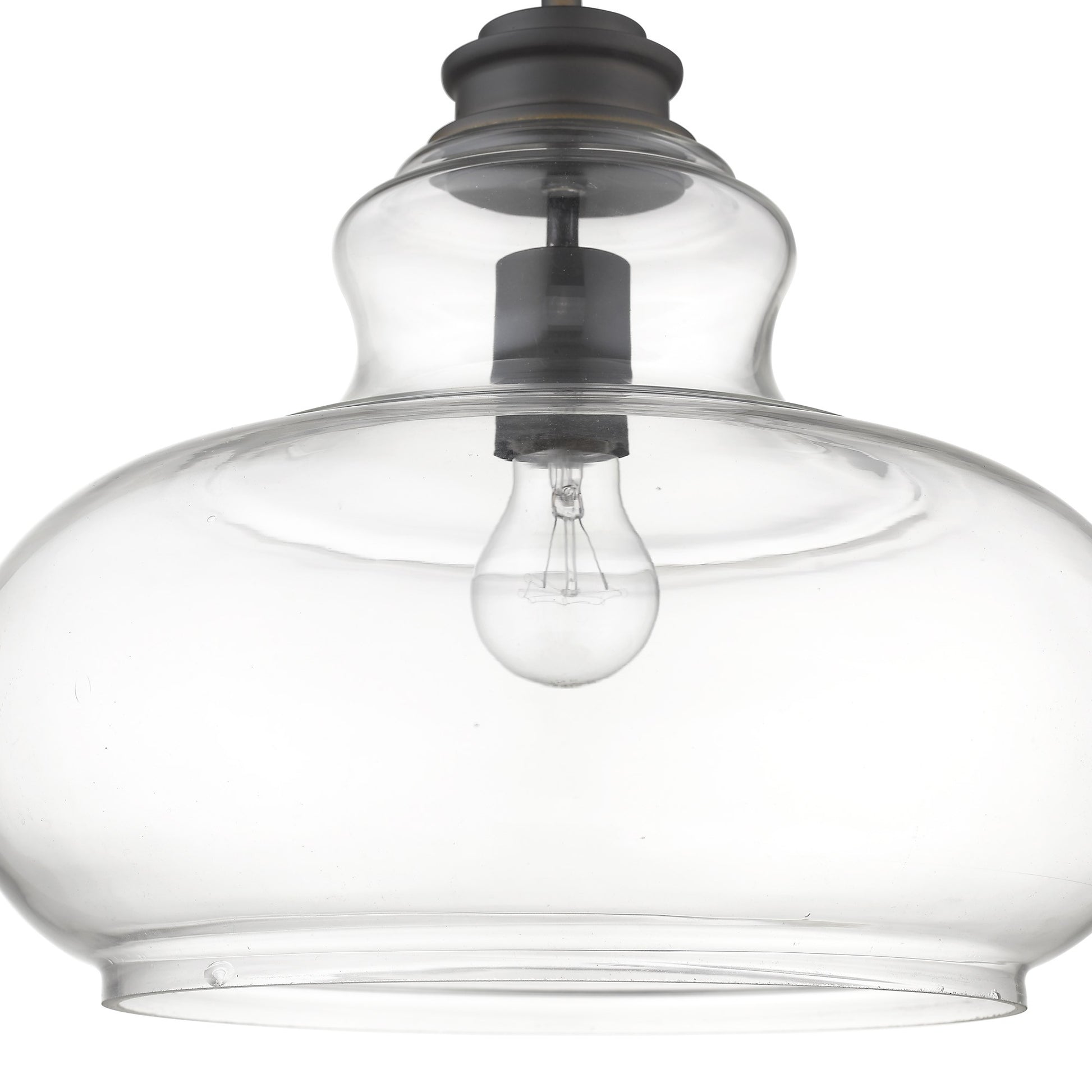 Torrel 1-Light Oil-Rubbed Bronze Pendant-Pendants-Hanging Lights-DECOROLALA