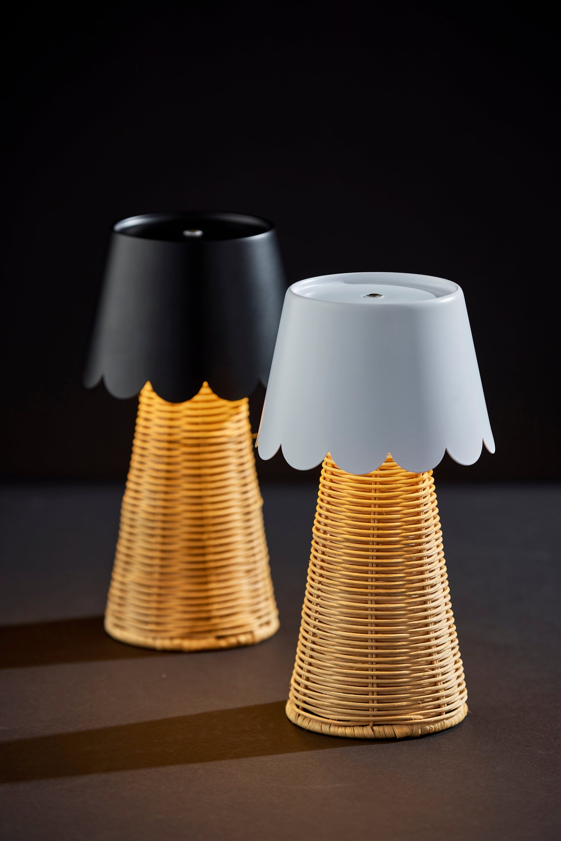 Tory LED Cordless Table Lamp- Black-Lighting-DECOROLALA