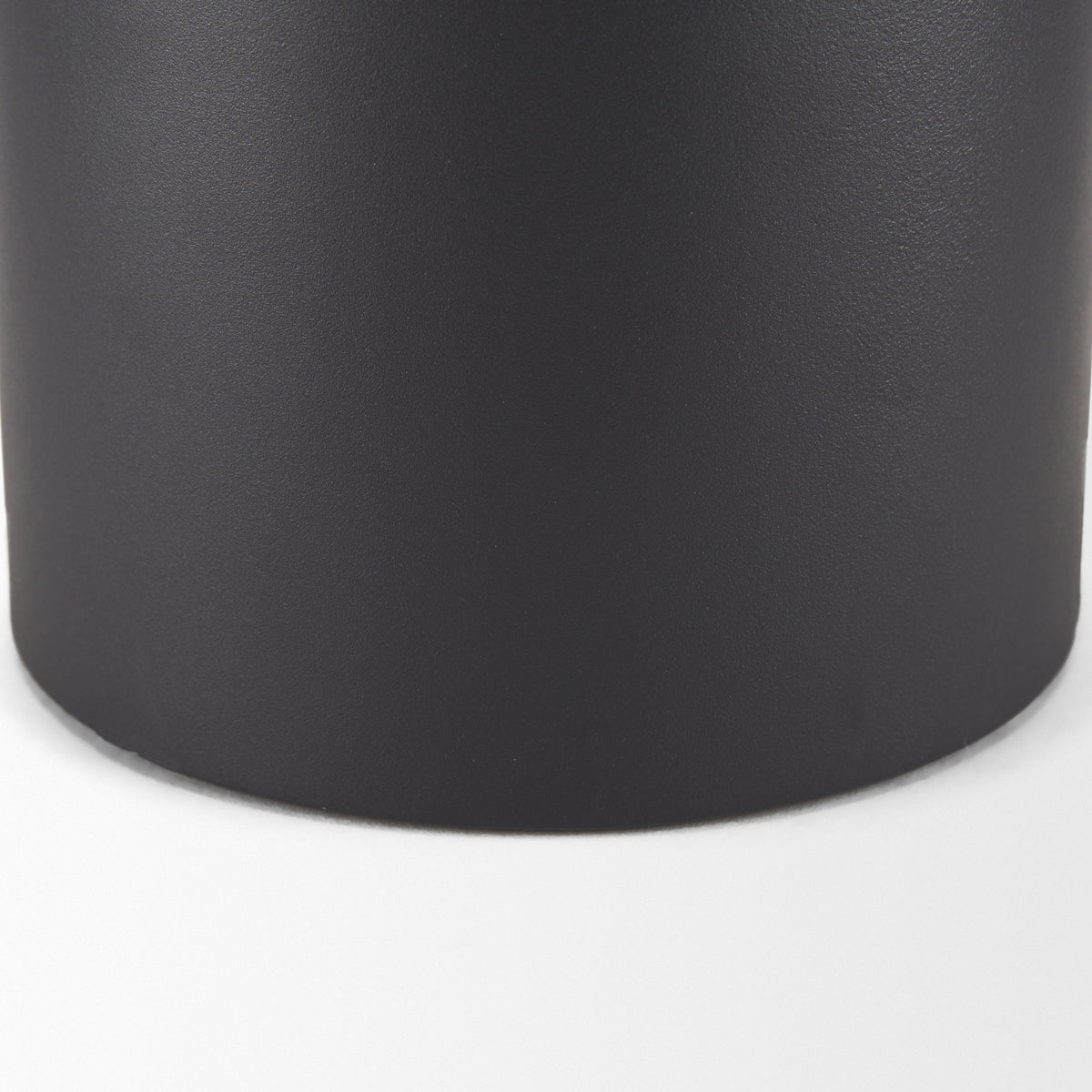 Tosca Small Matte Black Metal Vase-Vase-DECOROLALA