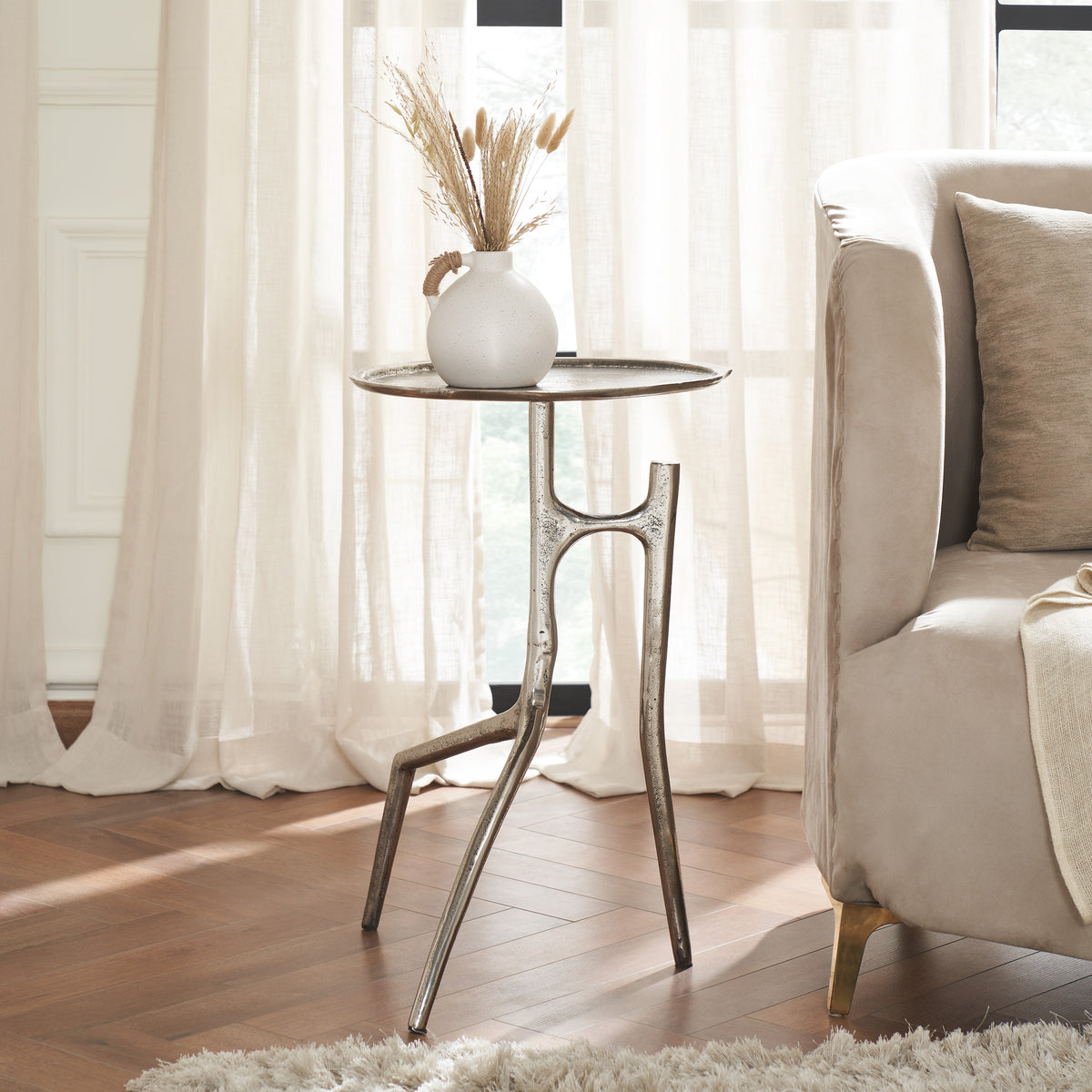 Tosco 25" Height Table, Grey-Tables-DECOROLALA