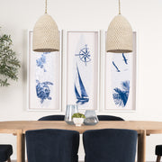 Tosha 1-Light Cotton Rope Bell Pendant-Pendant Lighting-DECOROLALA