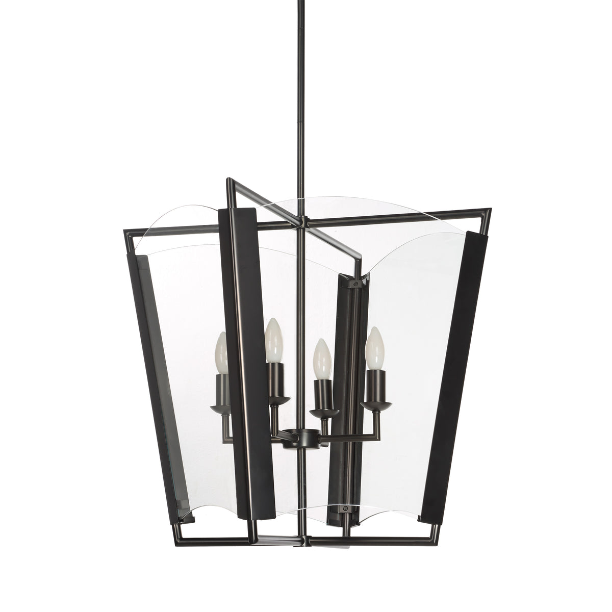 Toussaint 82.25" Height Ceiling Fixture, Clear-Ceiling Light Fixtures-DECOROLALA