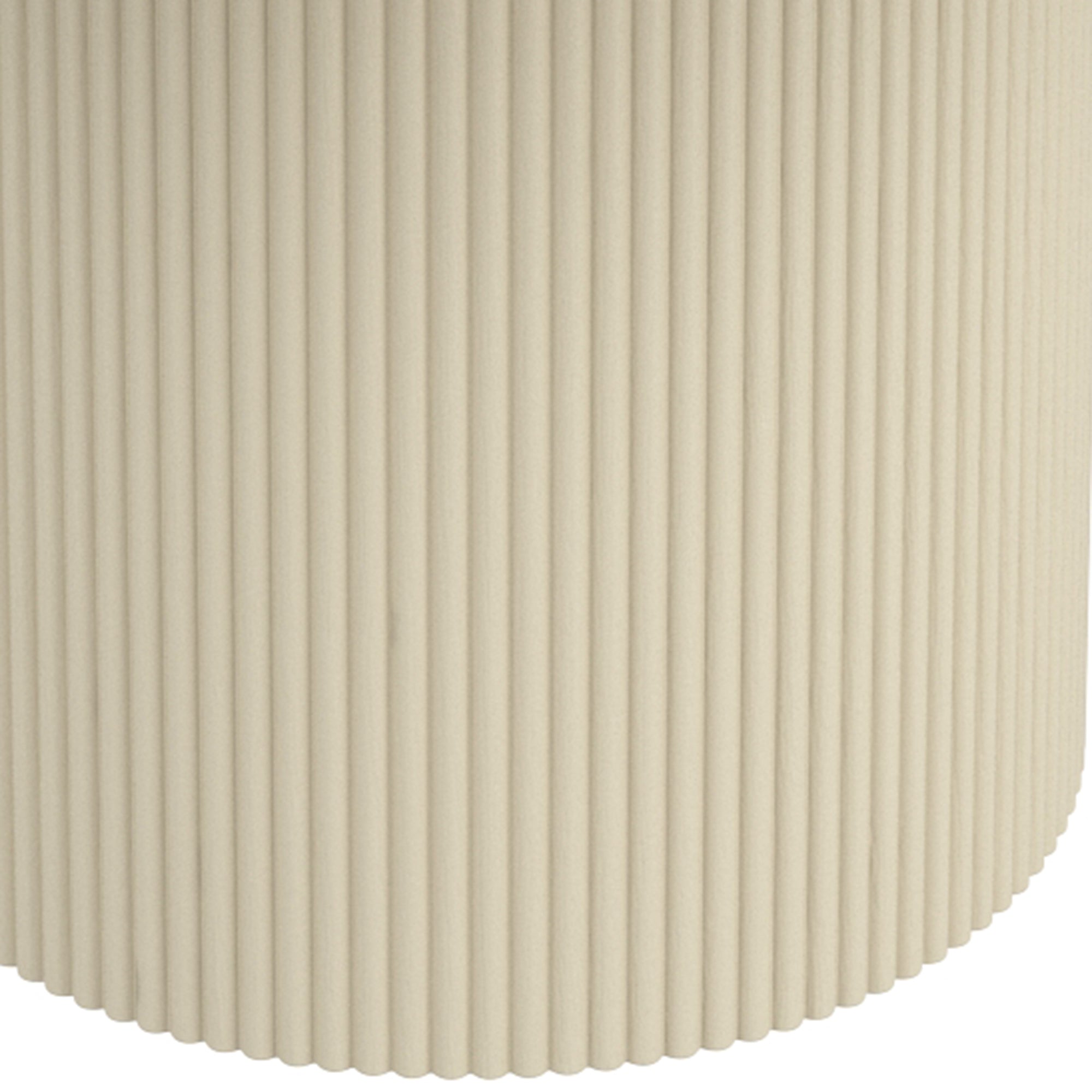 Tovas Round Dining Table - Ivory Reeded Wood Pedestal Base-DECOROLALA
