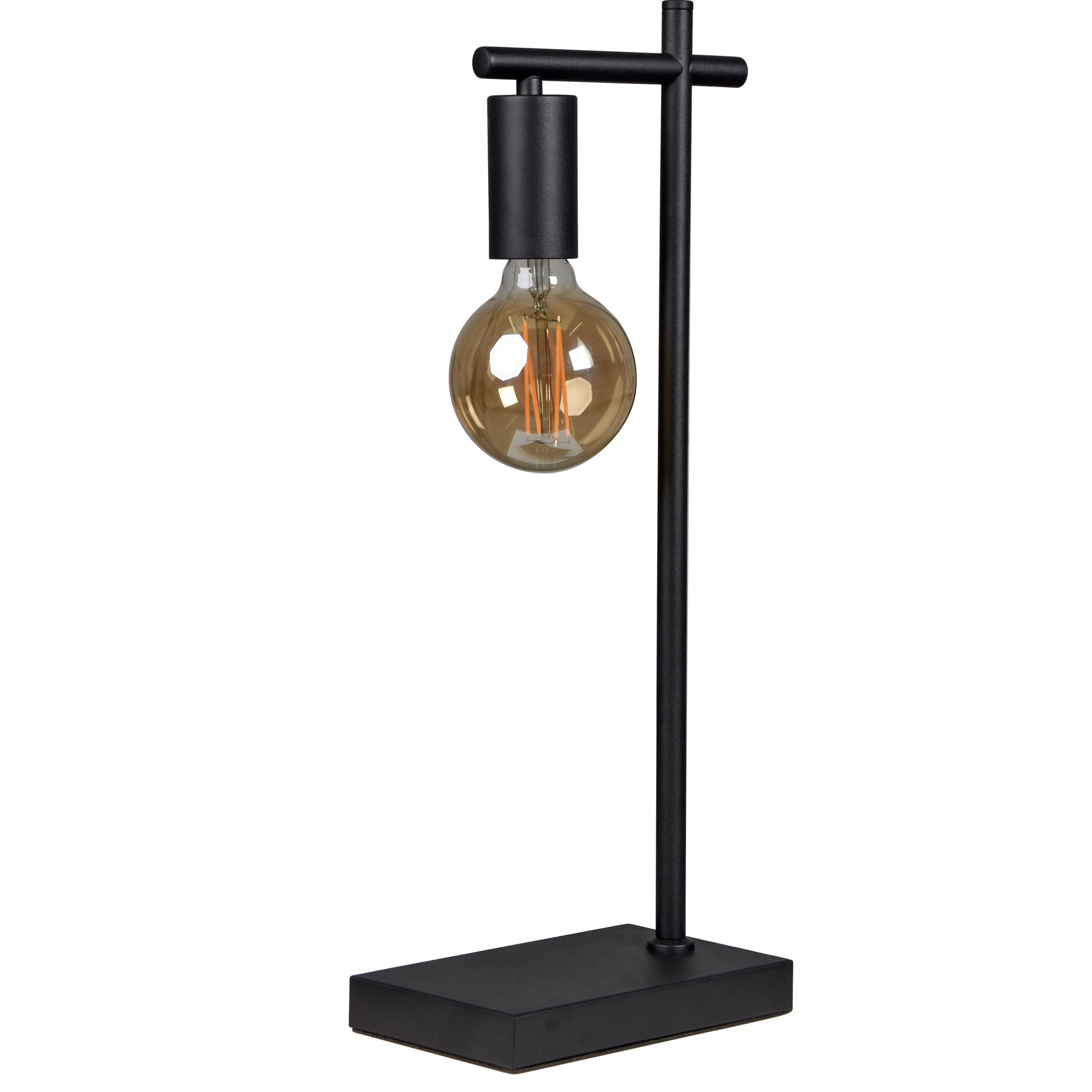 Townshed 20.75" Length Table Lamp, Black-Table Lamp-DECOROLALA