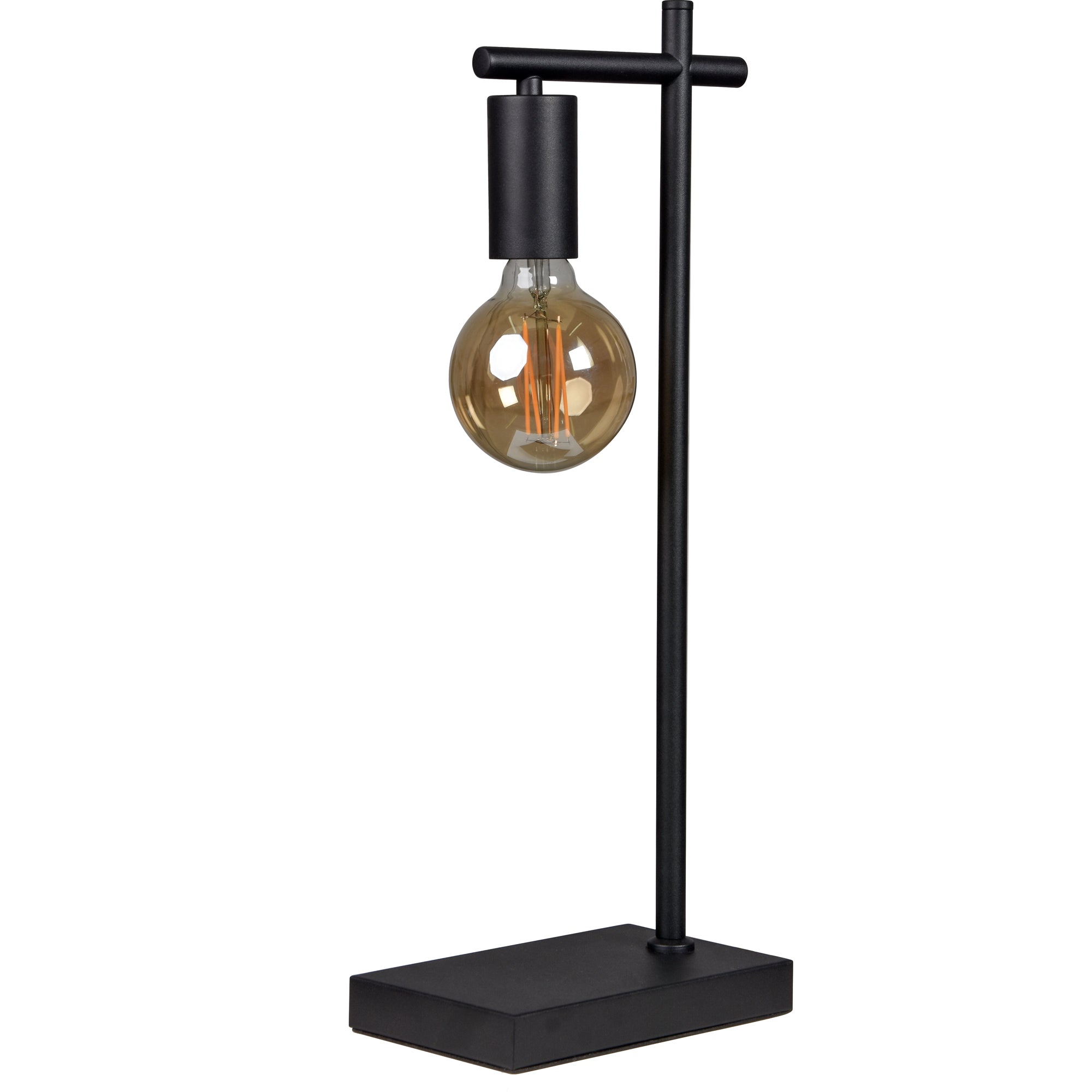 Townshed 20.75" Length Table Lamp, Black-Table Lamp-DECOROLALA
