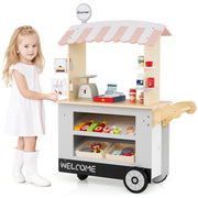 Toy Cart Play Set with POS Machine and Lovely Scale-Gray-Pretend Toys-DECOROLALA