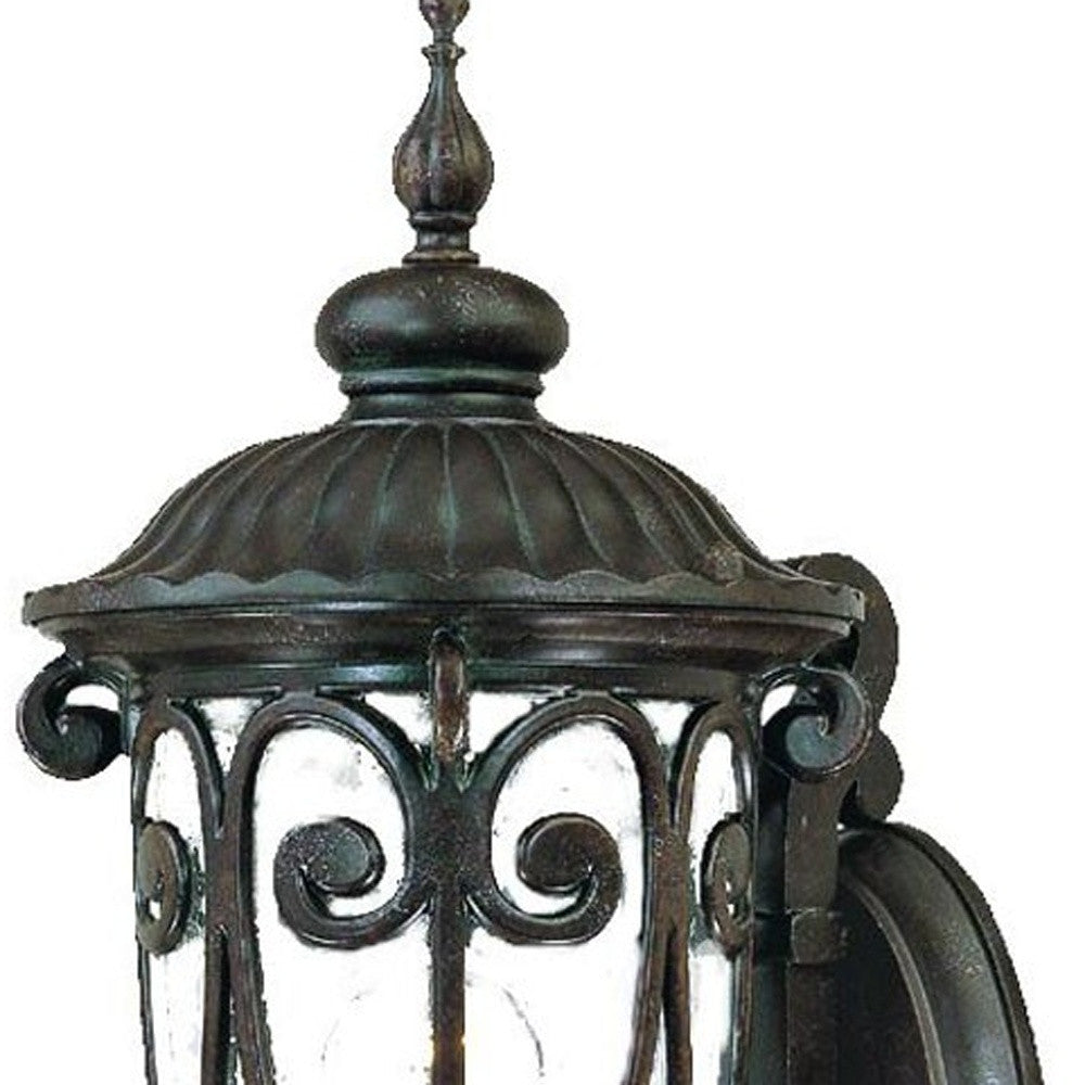 Traditional Dark Brown Wall Sconce-Outdoor Lighting-DECOROLALA